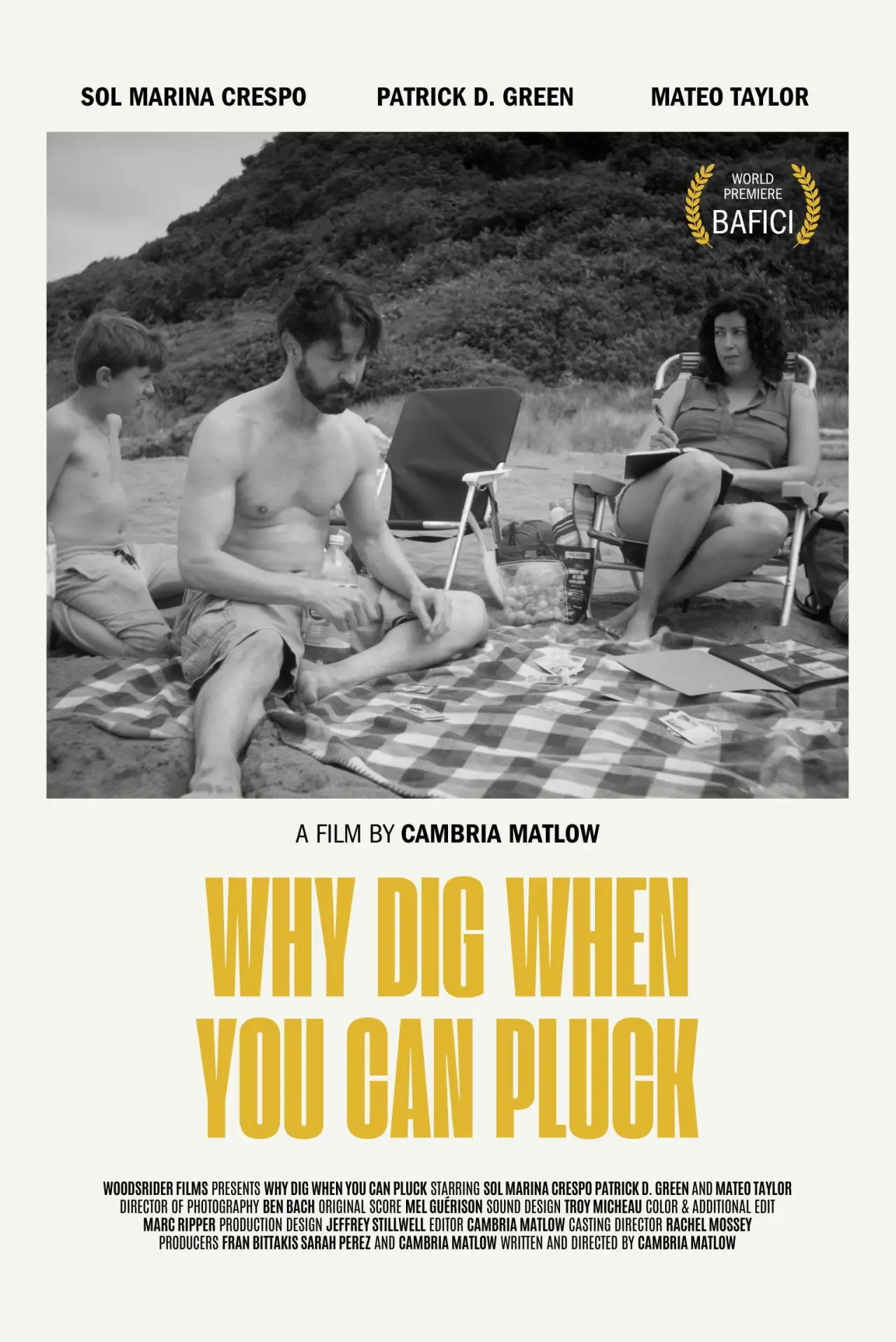 Movie poster "Why Dig When You Can Pluck"