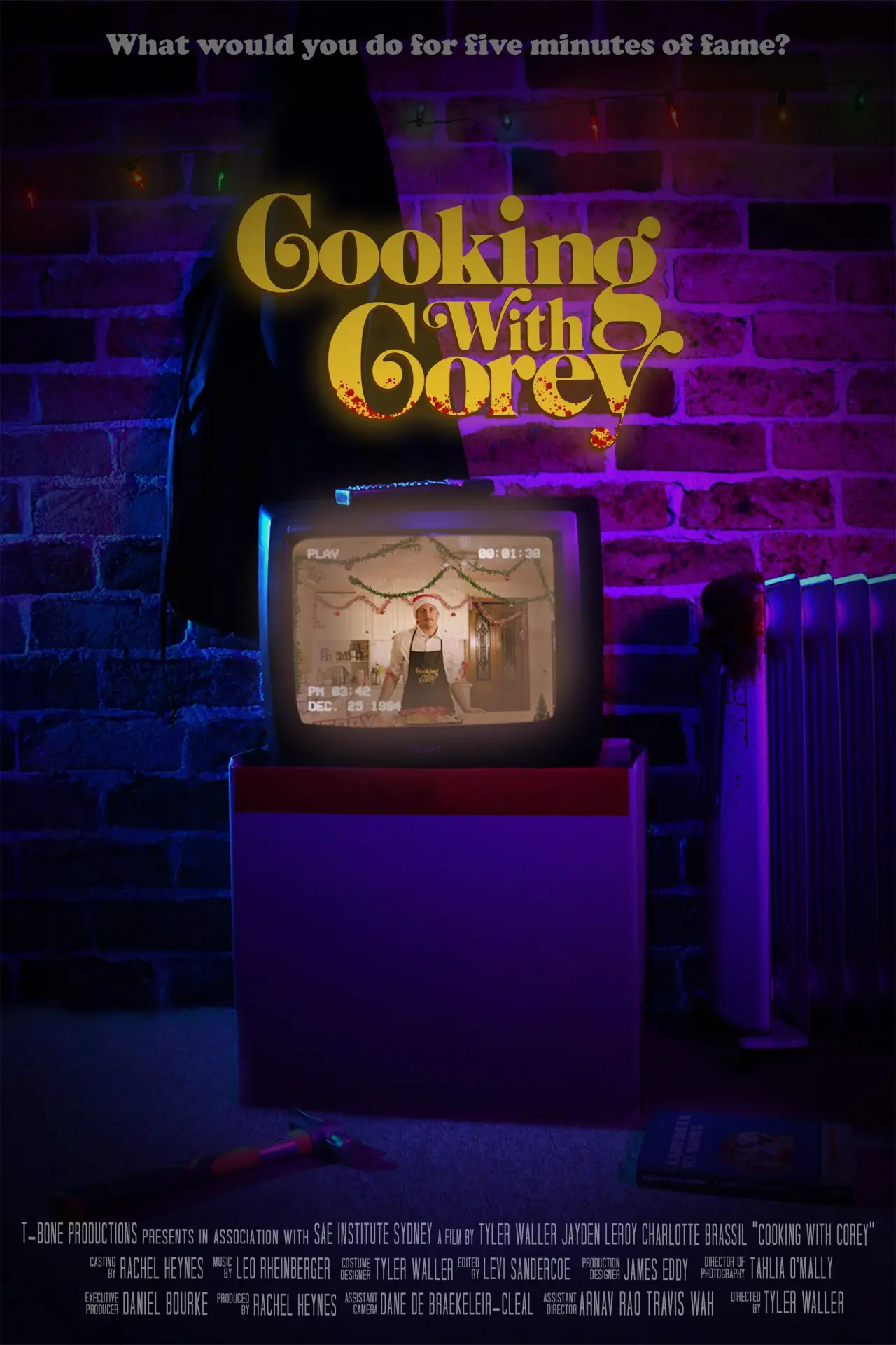 Movie poster "Cooking with Corey"