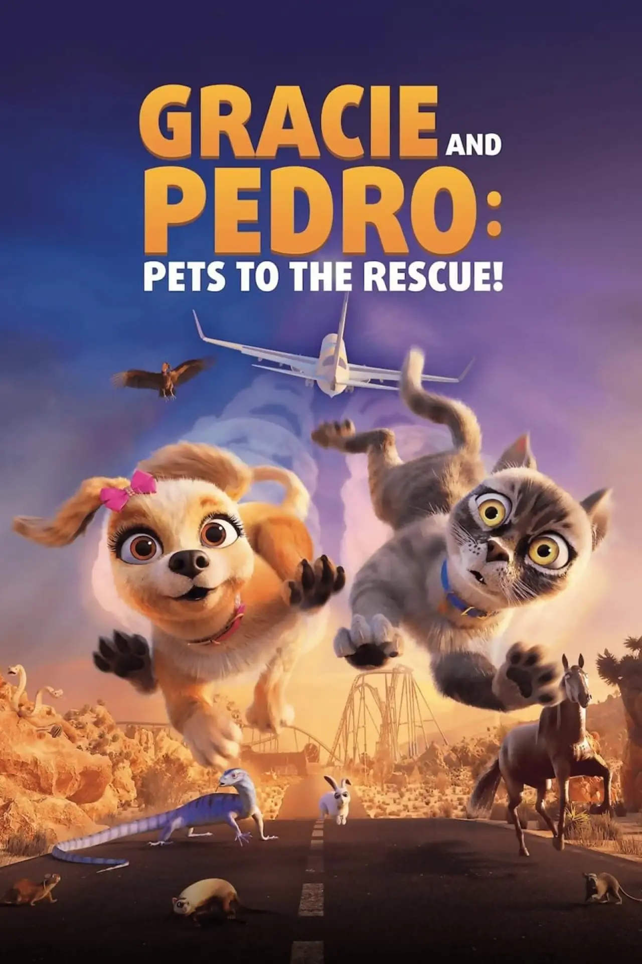 Movie poster "Gracie & Pedro: Pets to the Rescue"
