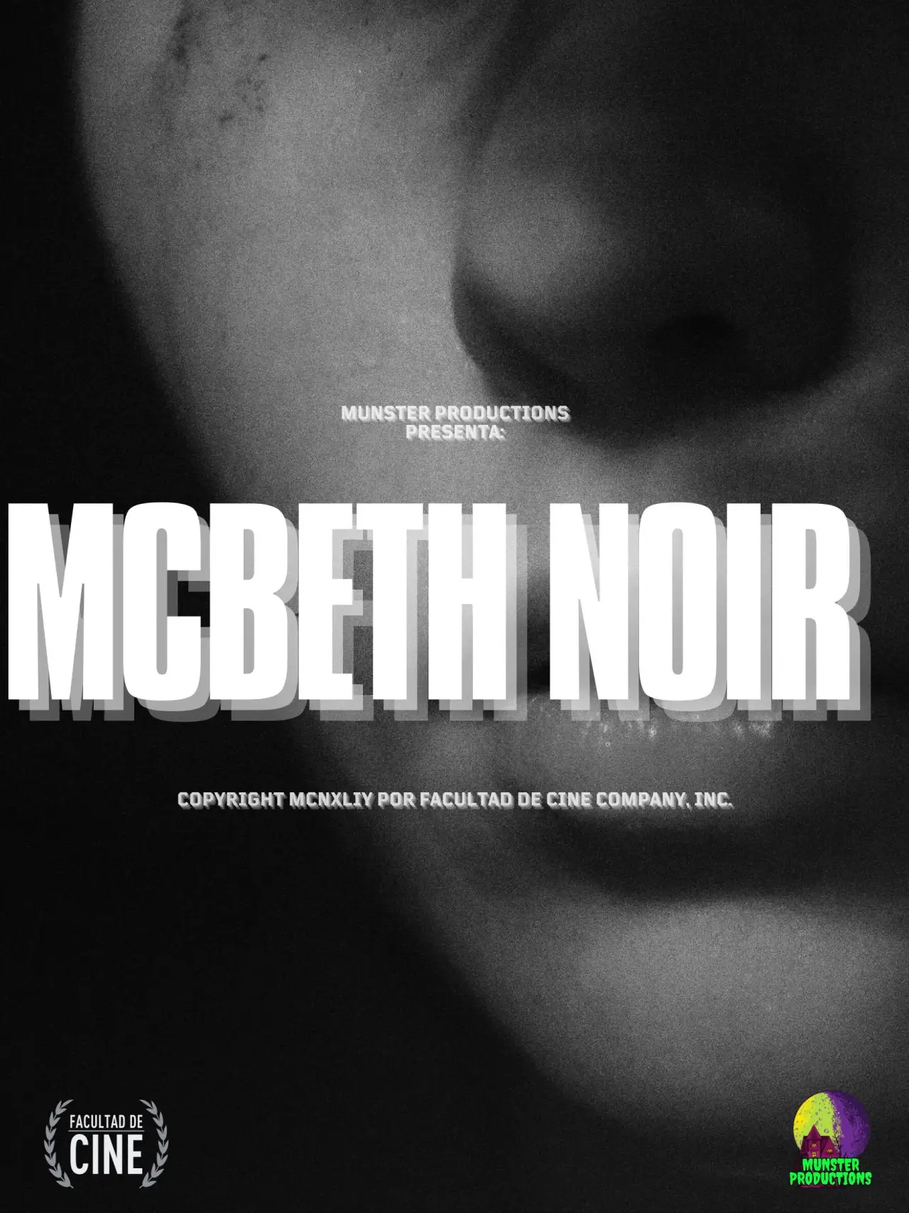 Movie poster "Mcbeth Noir"