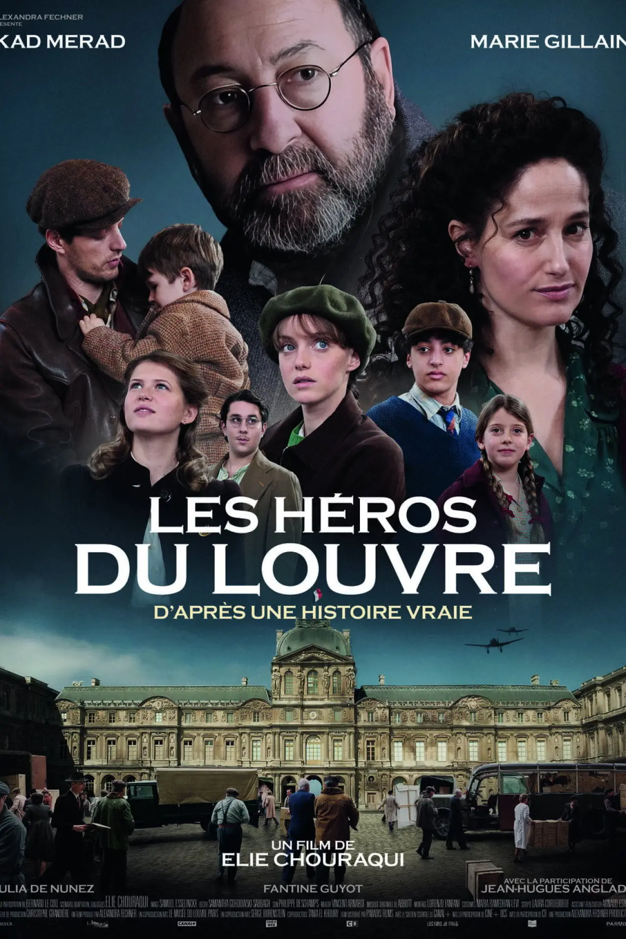 Movie poster "Les Héros du Louvre"