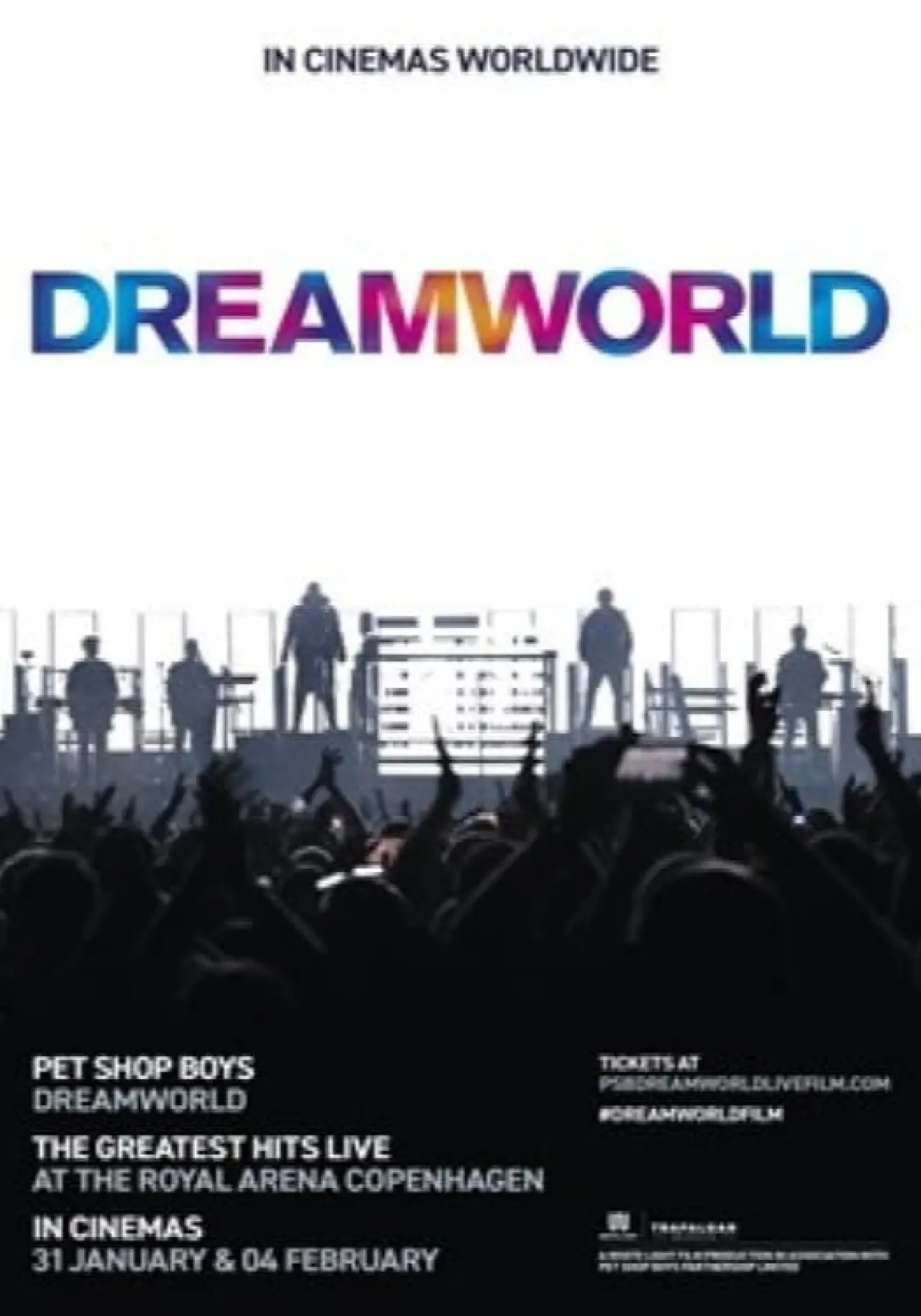 Movie poster "Pet Shop Boys Dreamworld: The Greatest Hits Live at the Royal Arena Copenhagen"