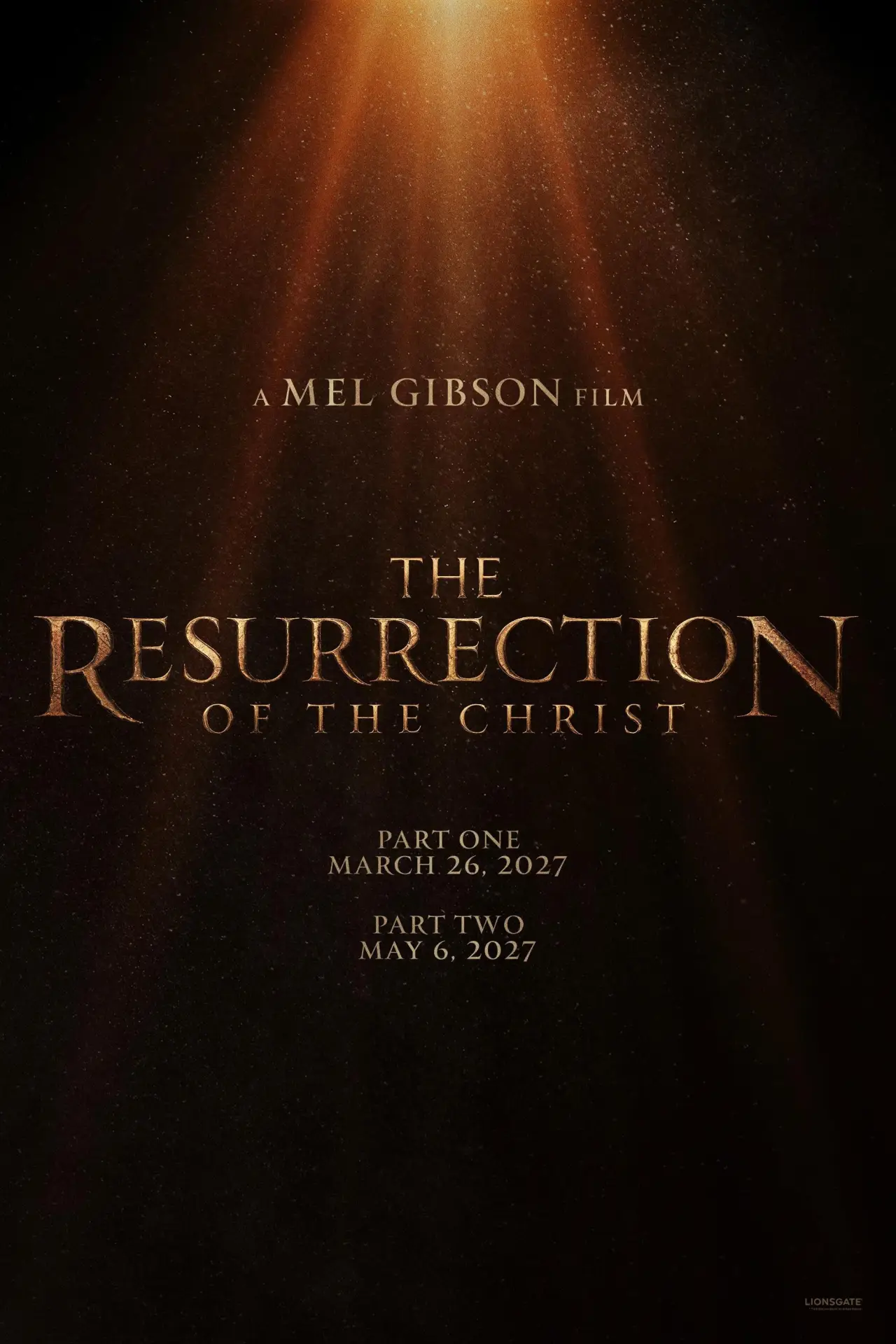 Movie poster "The Resurrection of the Christ: Part Two"