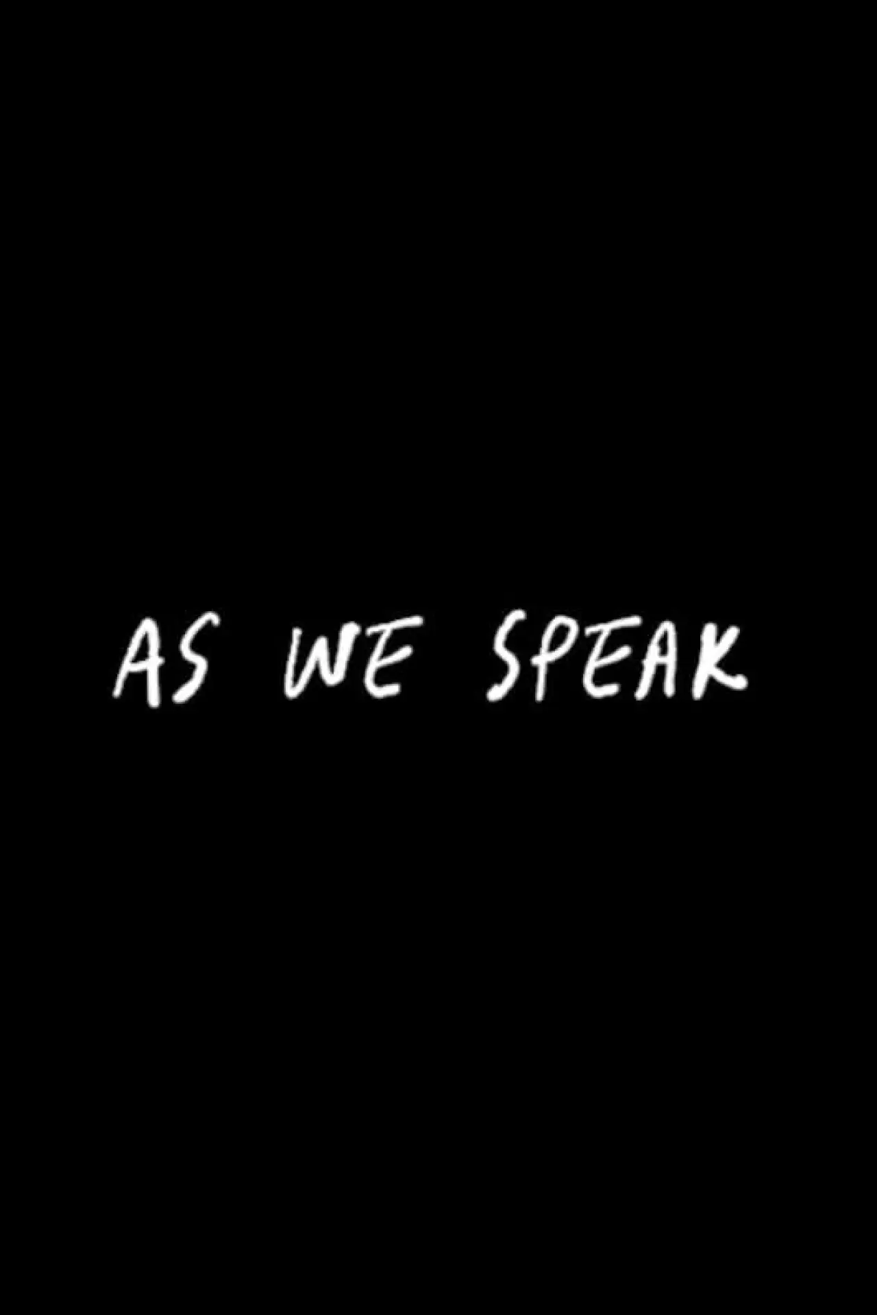 Movie poster "As We Speak: Rap Music on Trial"