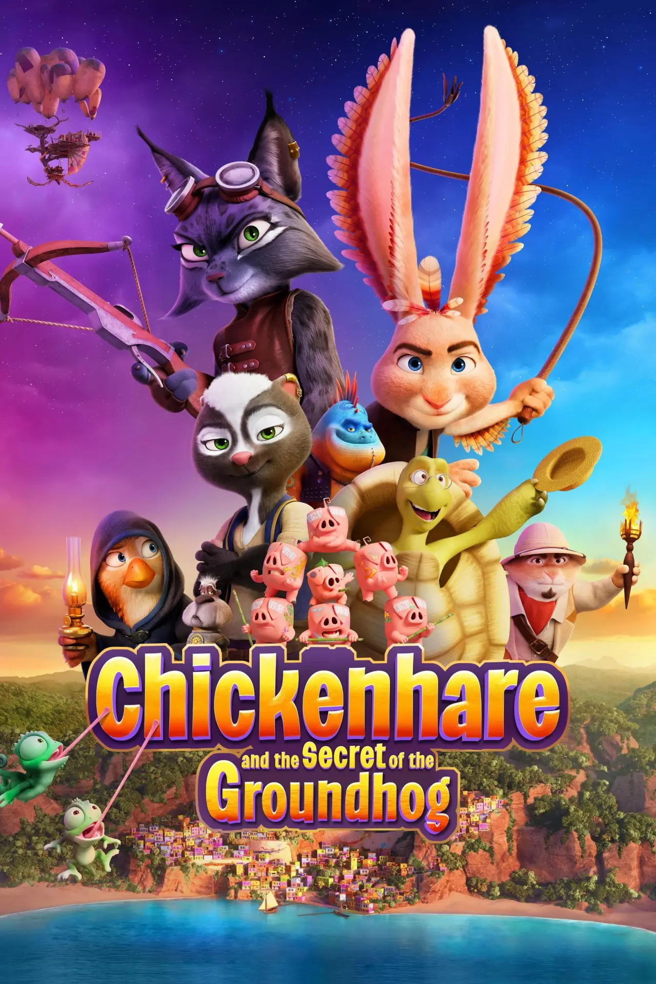 Movie poster "Chickenhare and the Secret of the Groundhog"