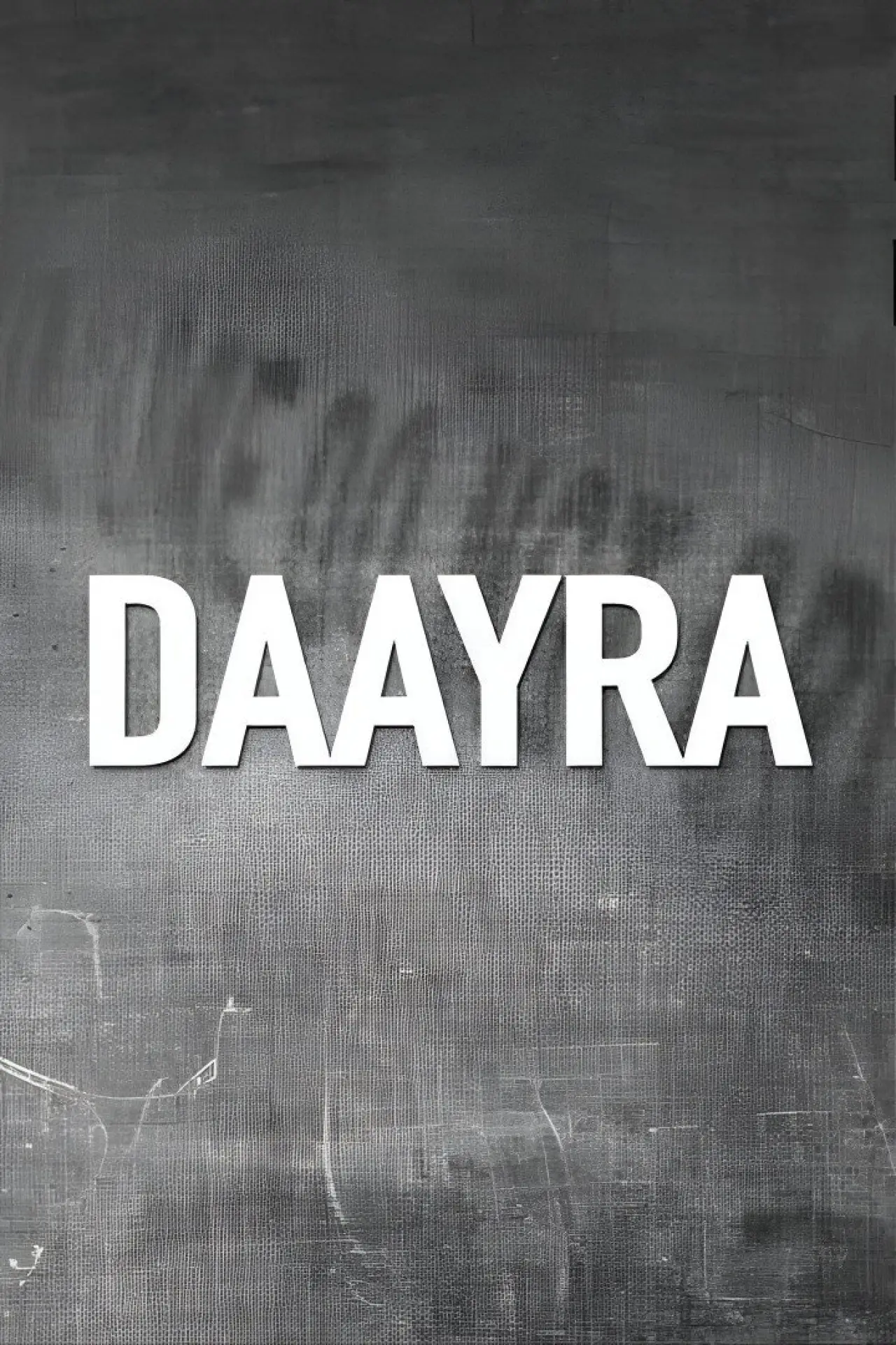 Movie poster "Daayra"
