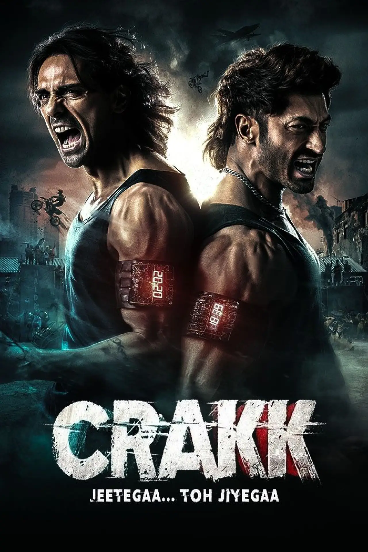 Movie poster "Crakk: Jeetega... Toh Jiyegaa"