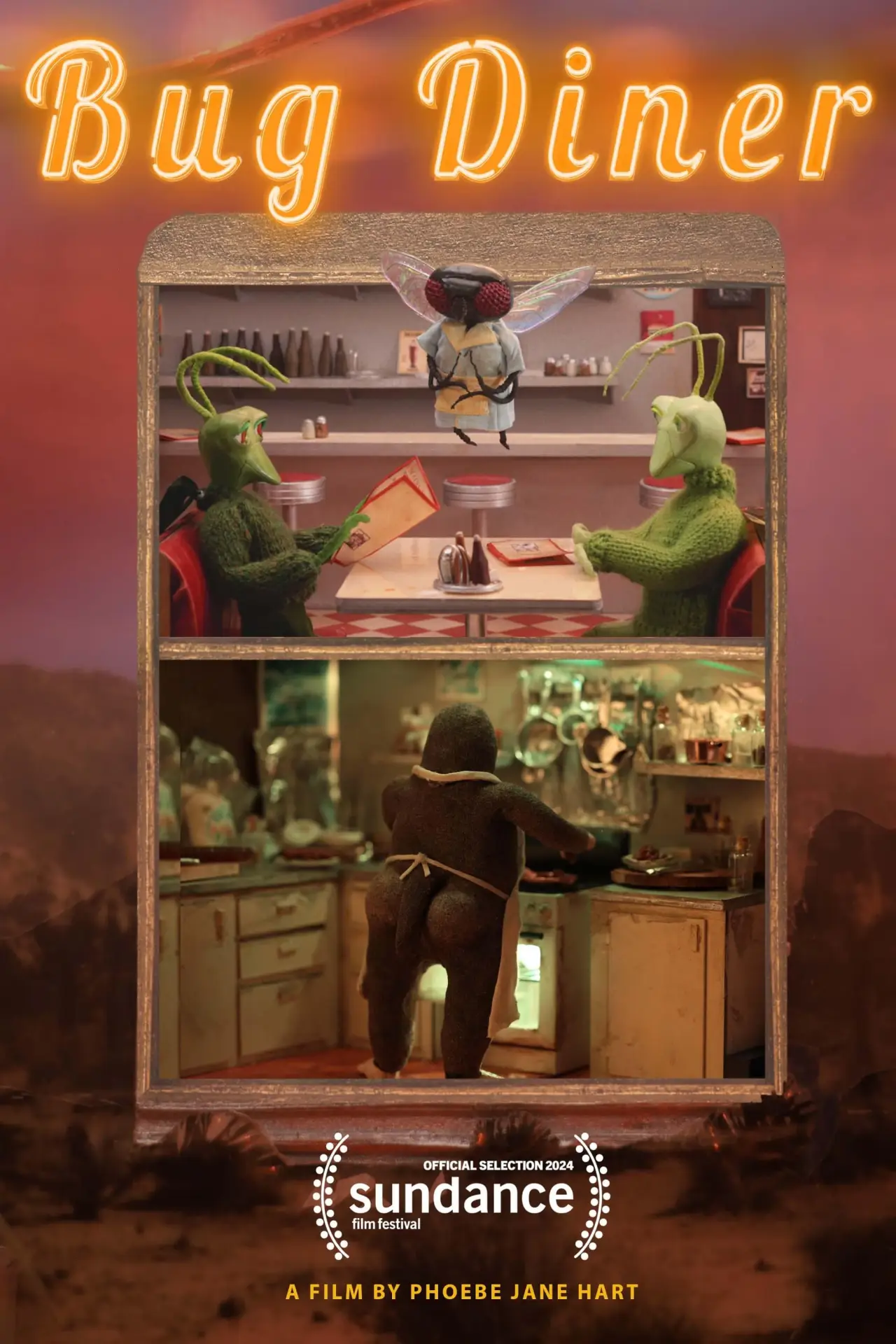 Movie poster "Bug Diner"