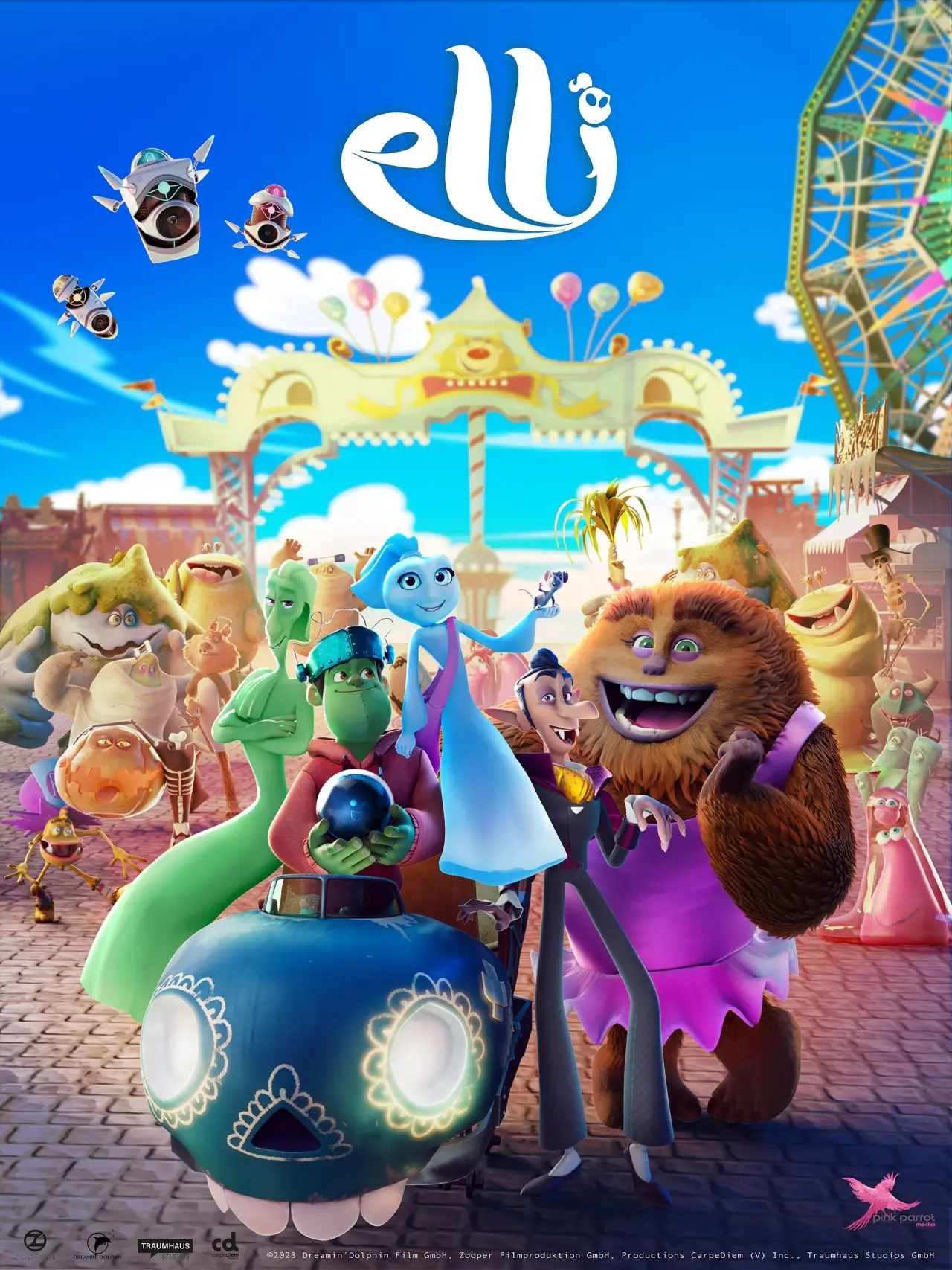 Movie poster "Elli and the Ghostly Ghost Train"