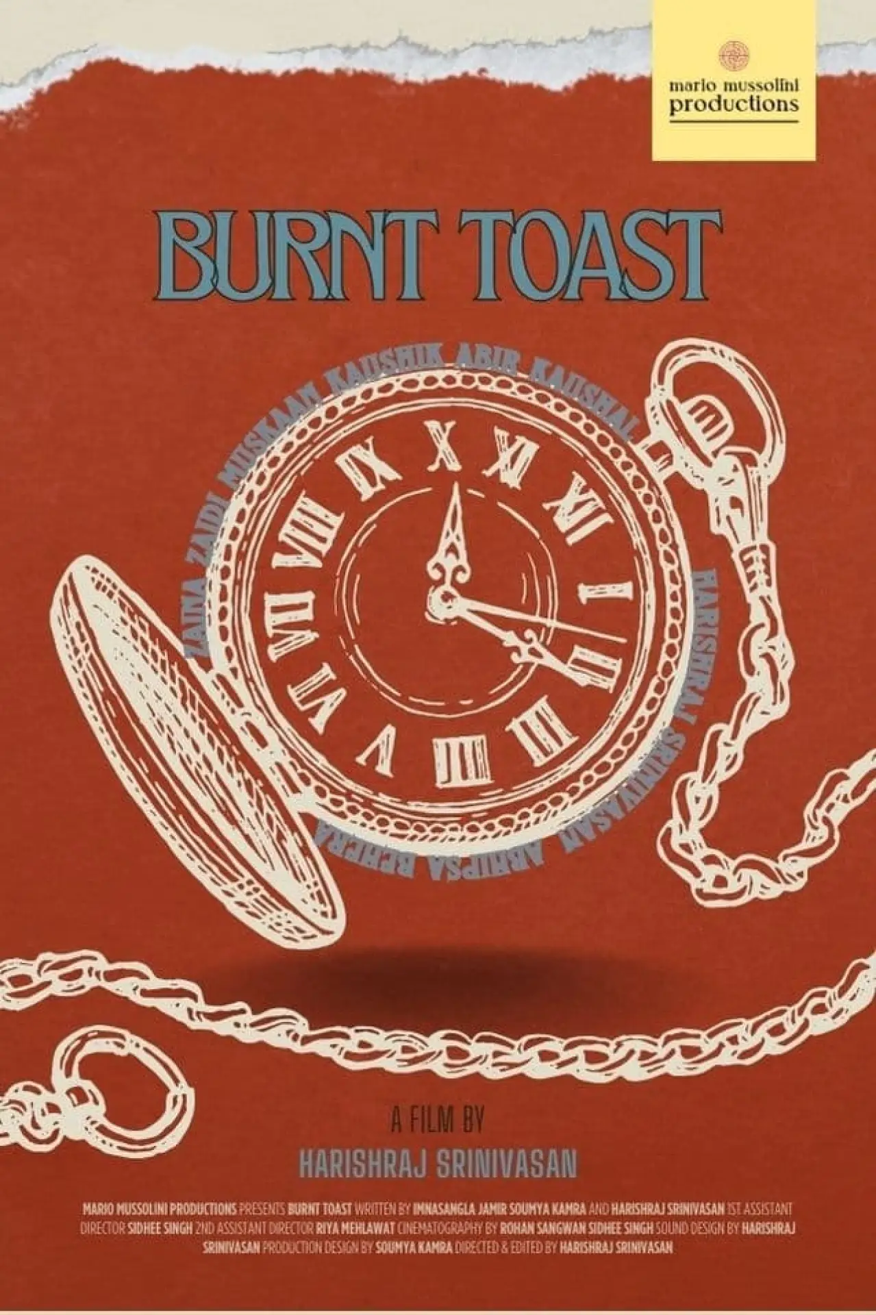 Movie poster "burnt toast"