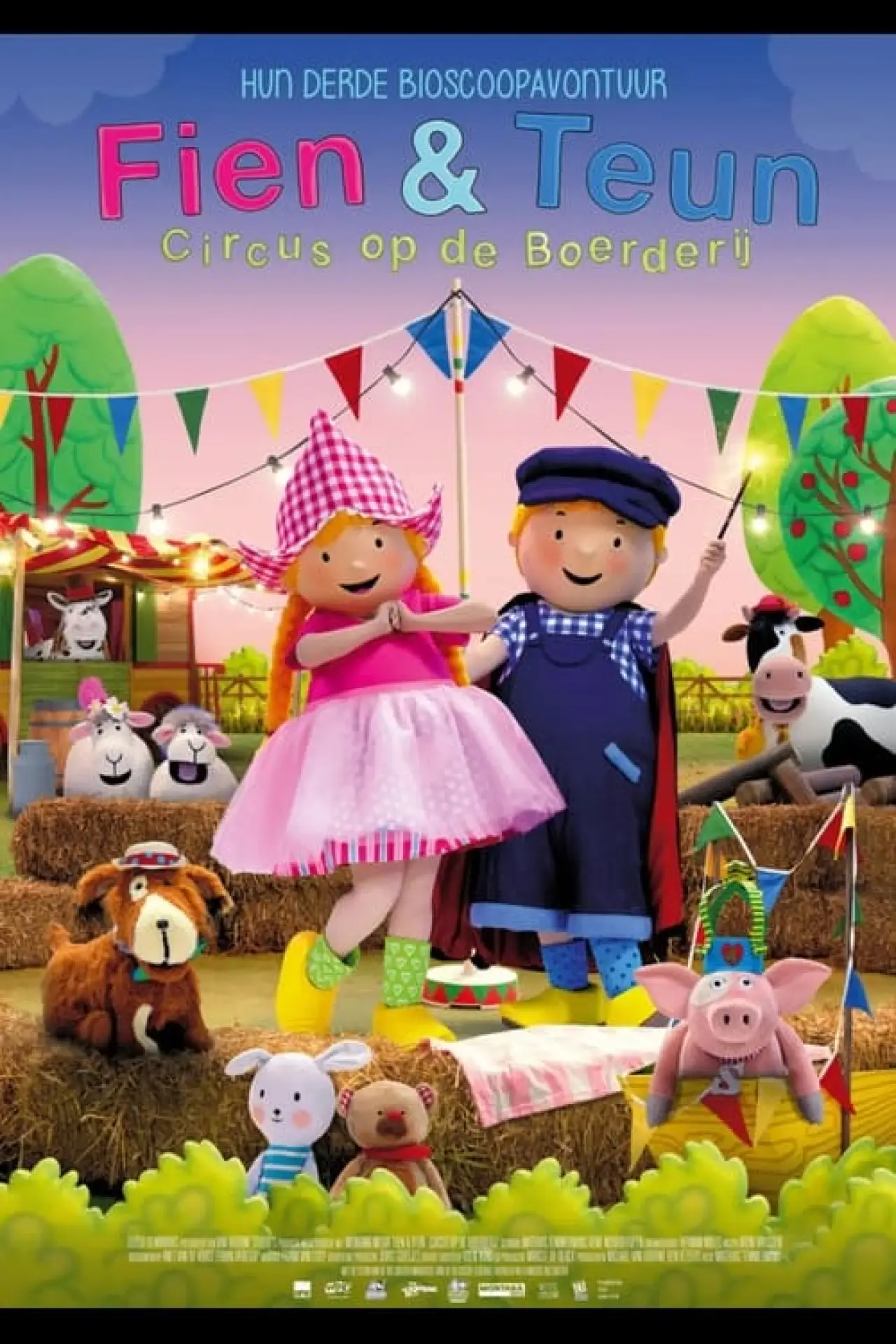 Movie poster "Fien  & Teun: Circus op de boerderij"
