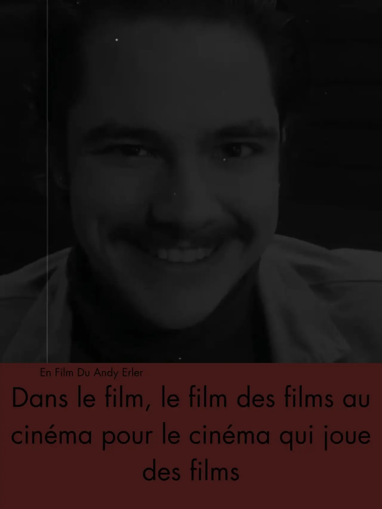 Movie poster "Dans le Film, le Film des Films au Cinema Pour le Cinema qui Joue des Films"