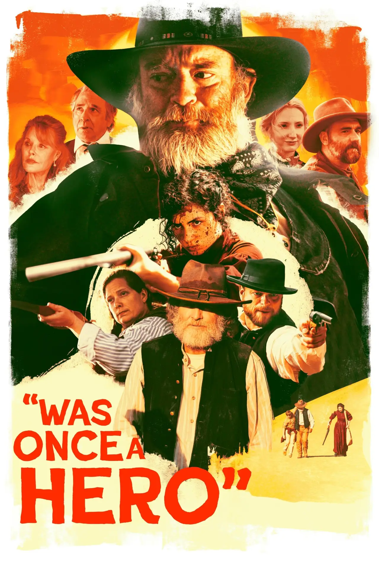 Movie poster "Was Once a Hero"