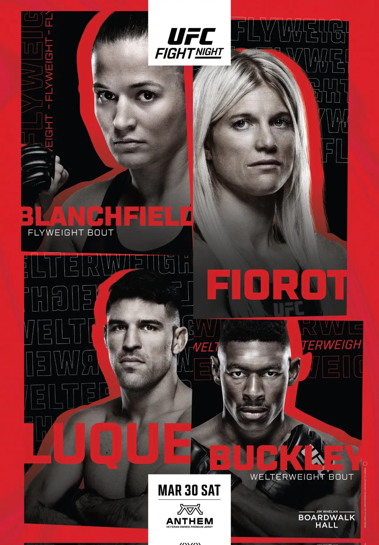 Movie poster "UFC on ESPN 54: Blanchfield vs. Fiorot"