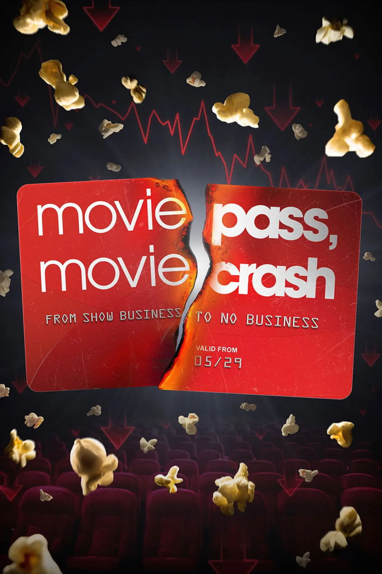 Movie poster "MoviePass, MovieCrash"