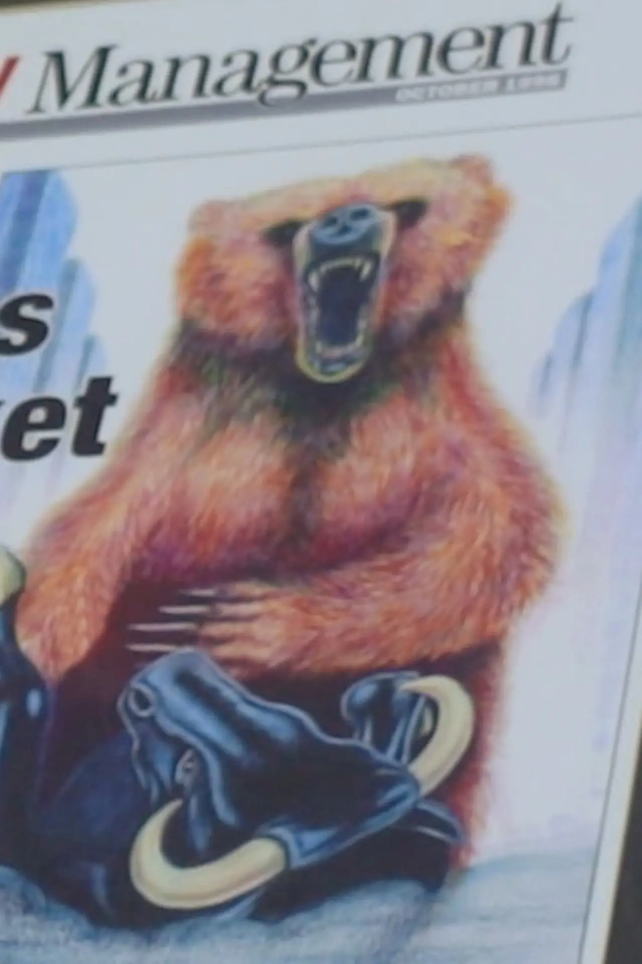 Movie poster "Bear Overtakes Bull Market"