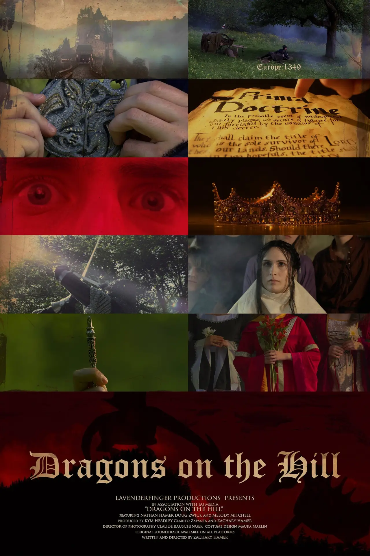 Movie poster "Dragons on the Hill"