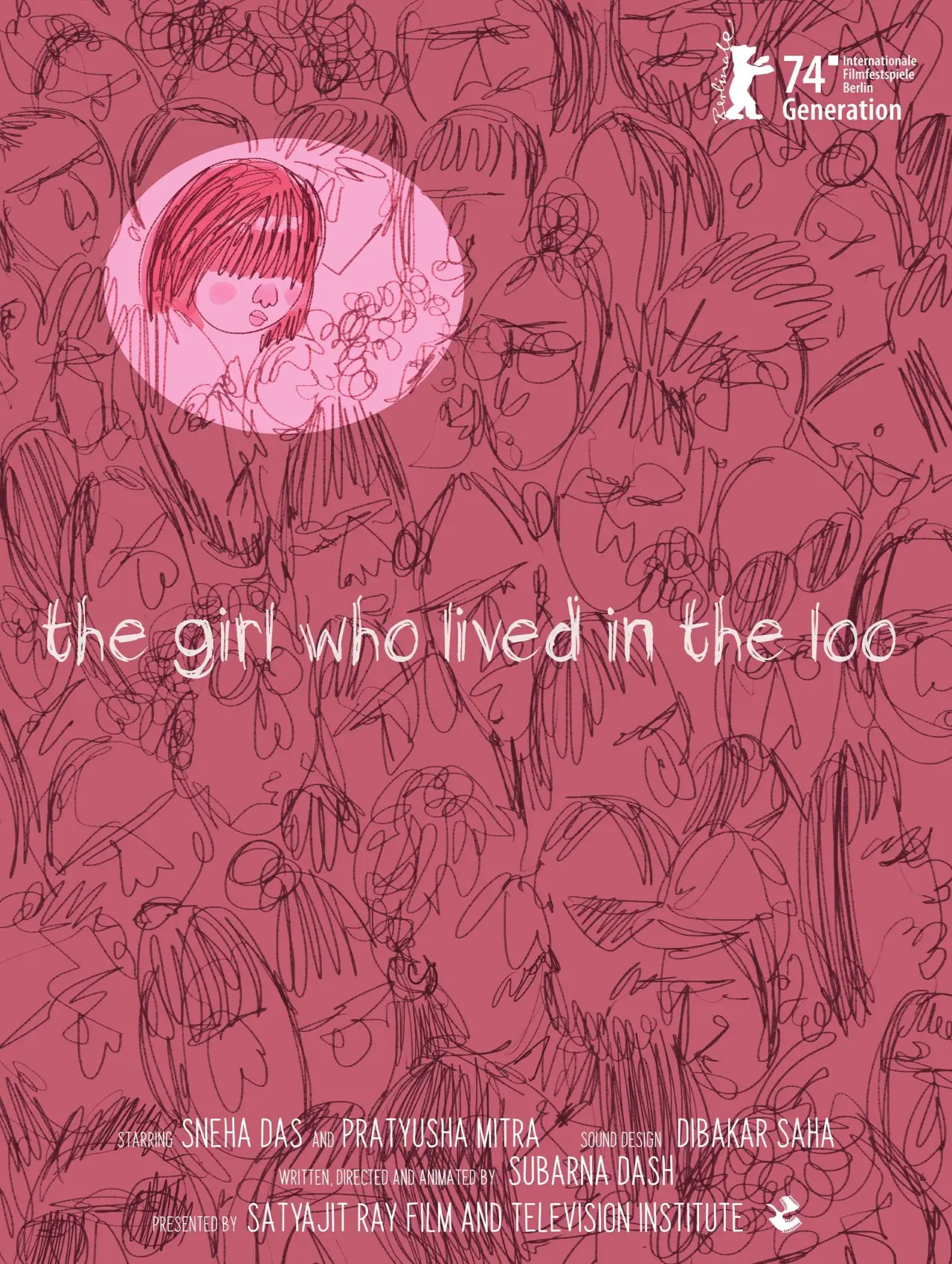 Movie poster "The Girl Who Lived in the Loo"