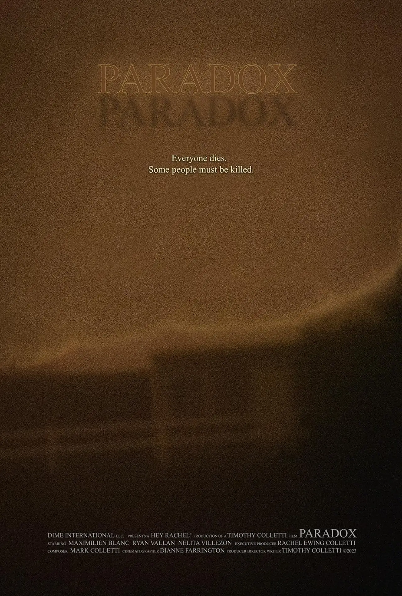 Movie poster "Paradox"