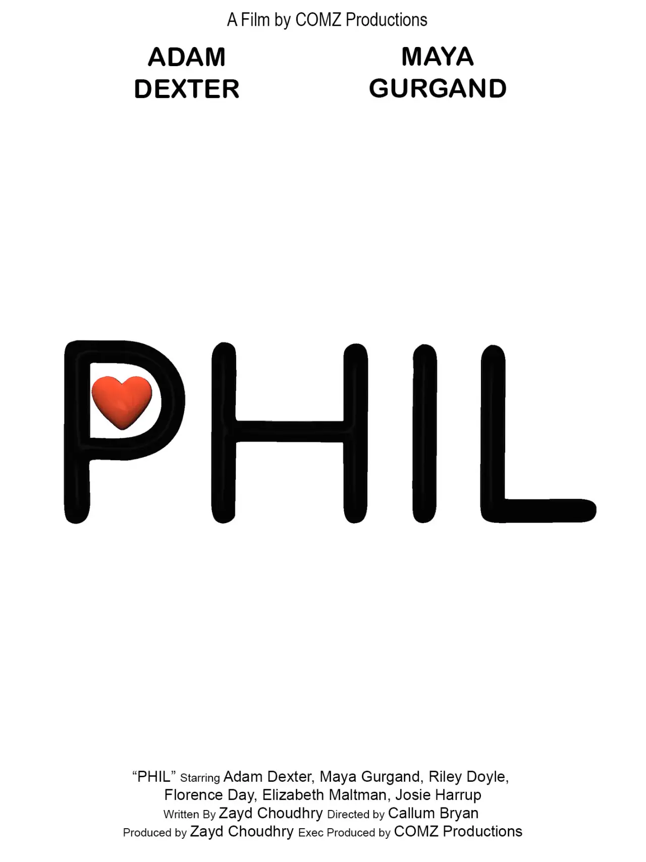 Movie poster "PHIL"