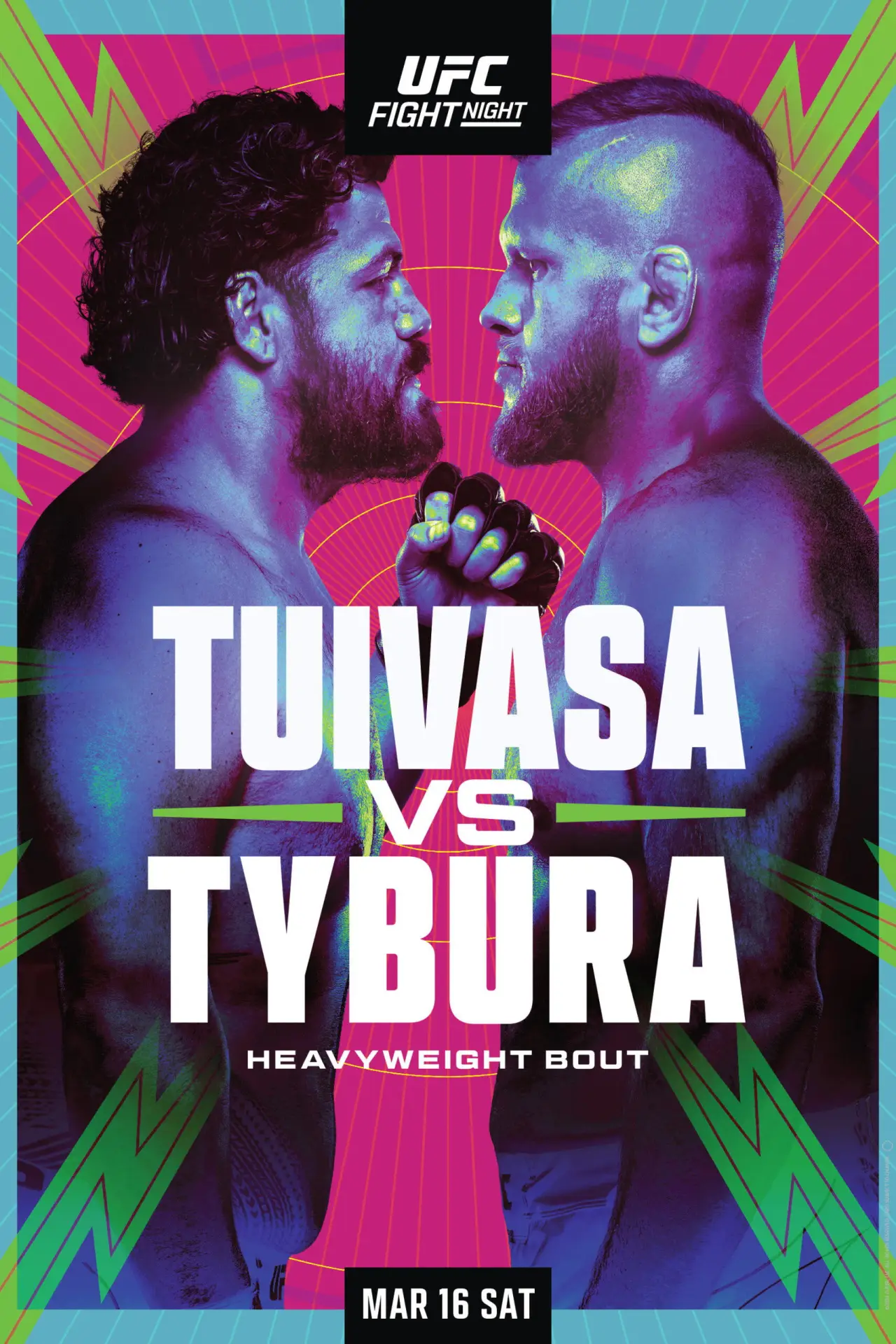 Movie poster "UFC Fight Night 239: Tuivasa vs. Tybura"