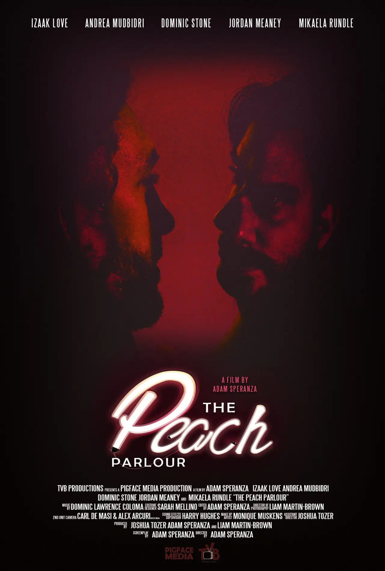 Movie poster "The Peach Parlour"