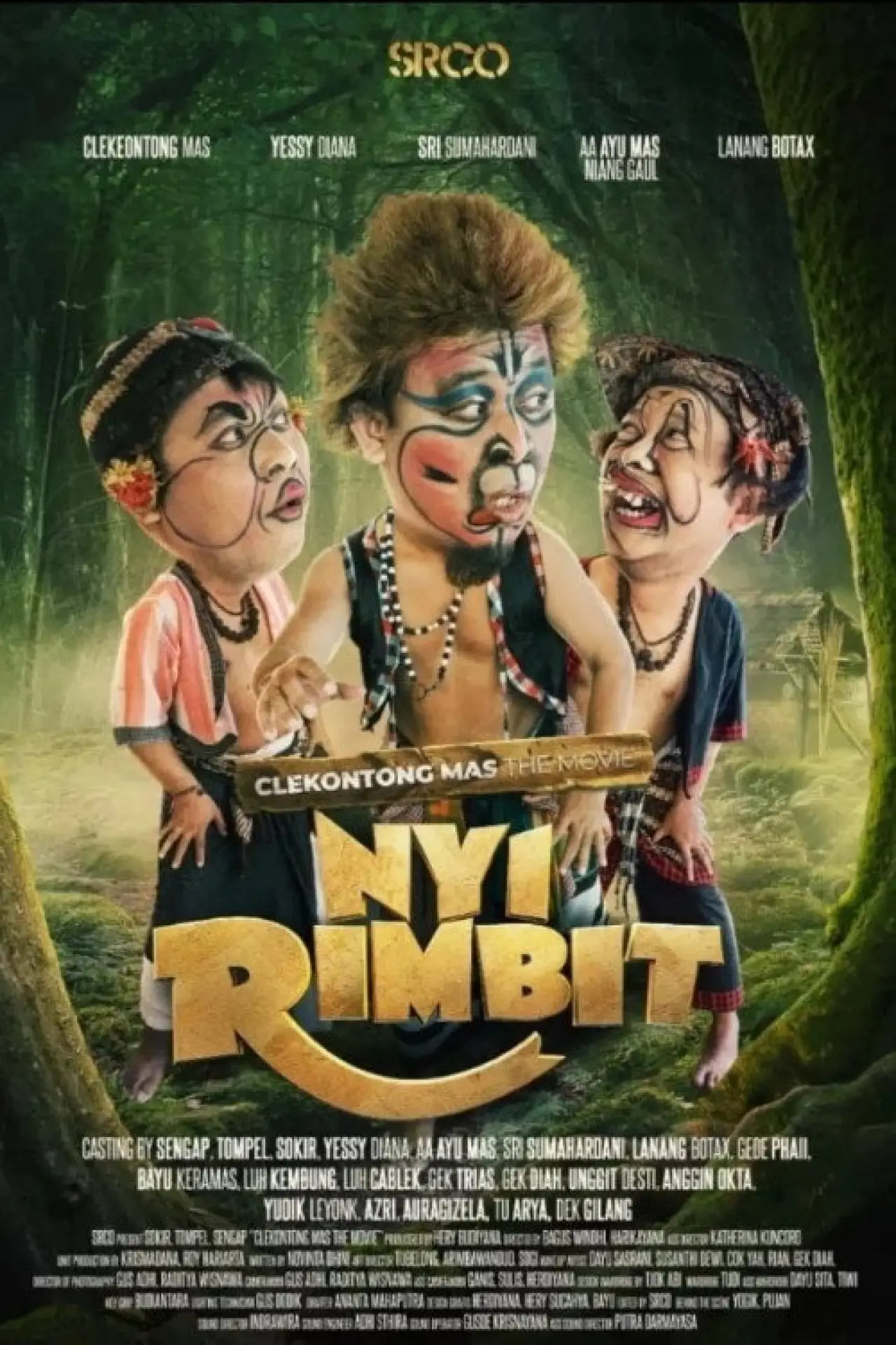 Movie poster "Clekontong Mas The Movie - Nyi Rimbit"