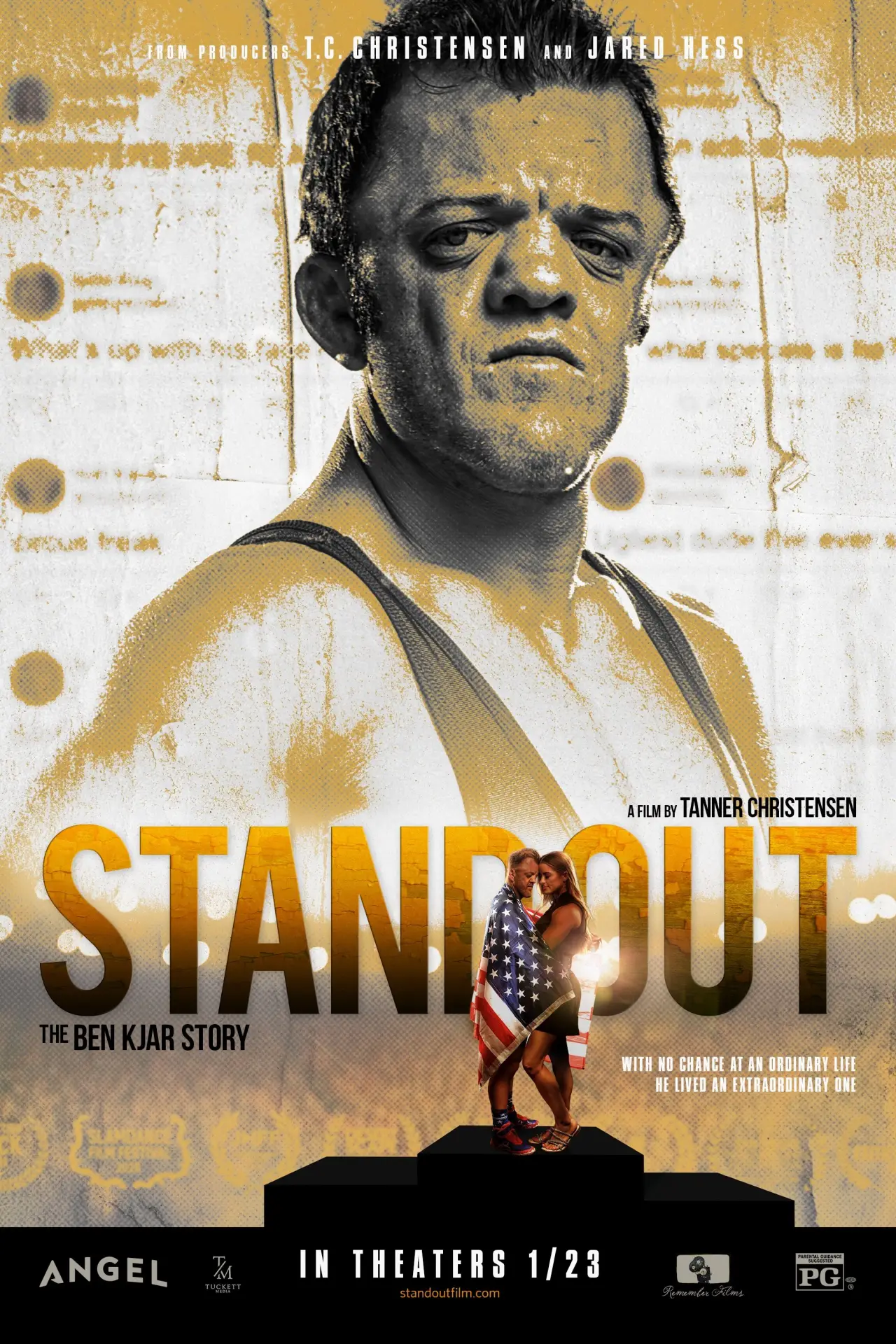 Movie poster "Standout: The Ben Kjar Story"