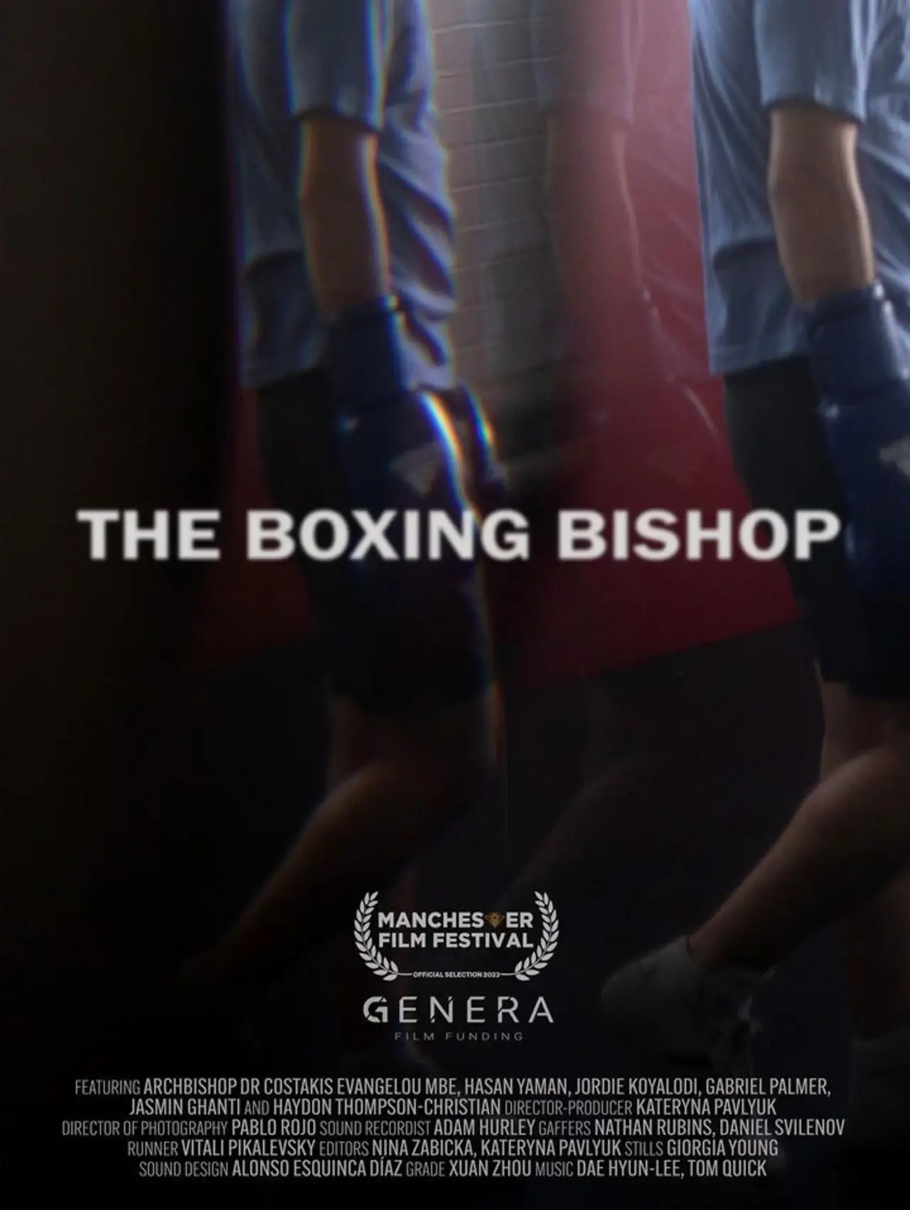 Movie poster "The Boxing Bishop"