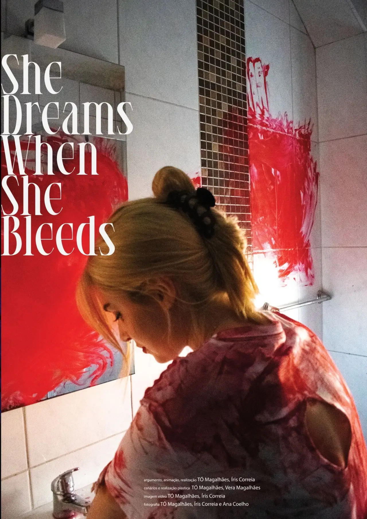 Movie poster "She Dreams When She Bleeds"