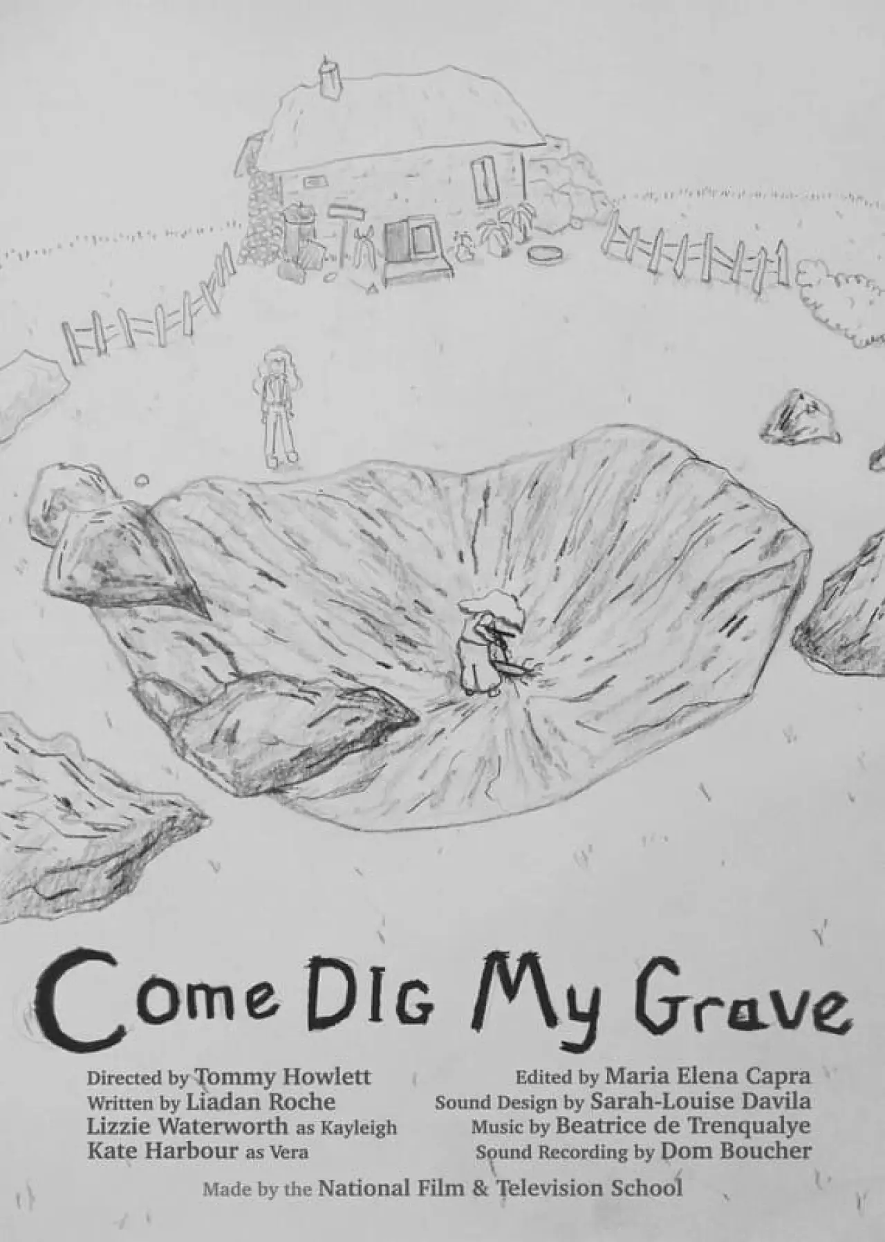 Movie poster "Come Dig My Grave"