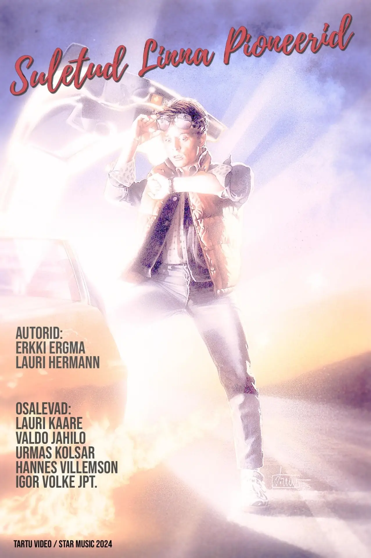 Movie poster "Suletud linna pioneerid"