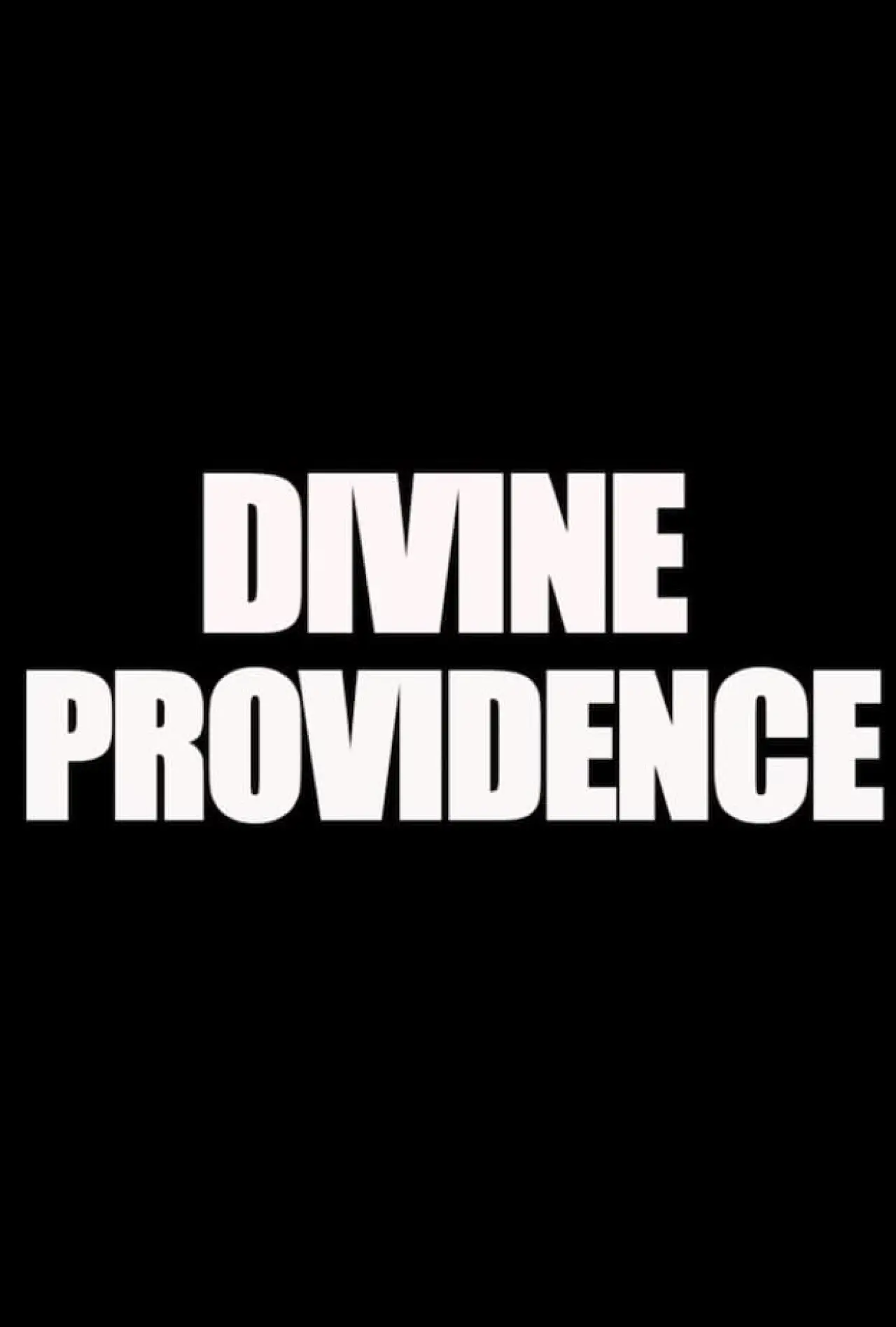 Movie poster "Divine Providence"
