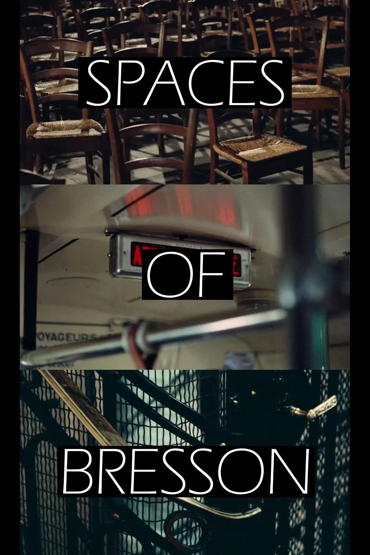 Movie poster "Spaces of Bresson"