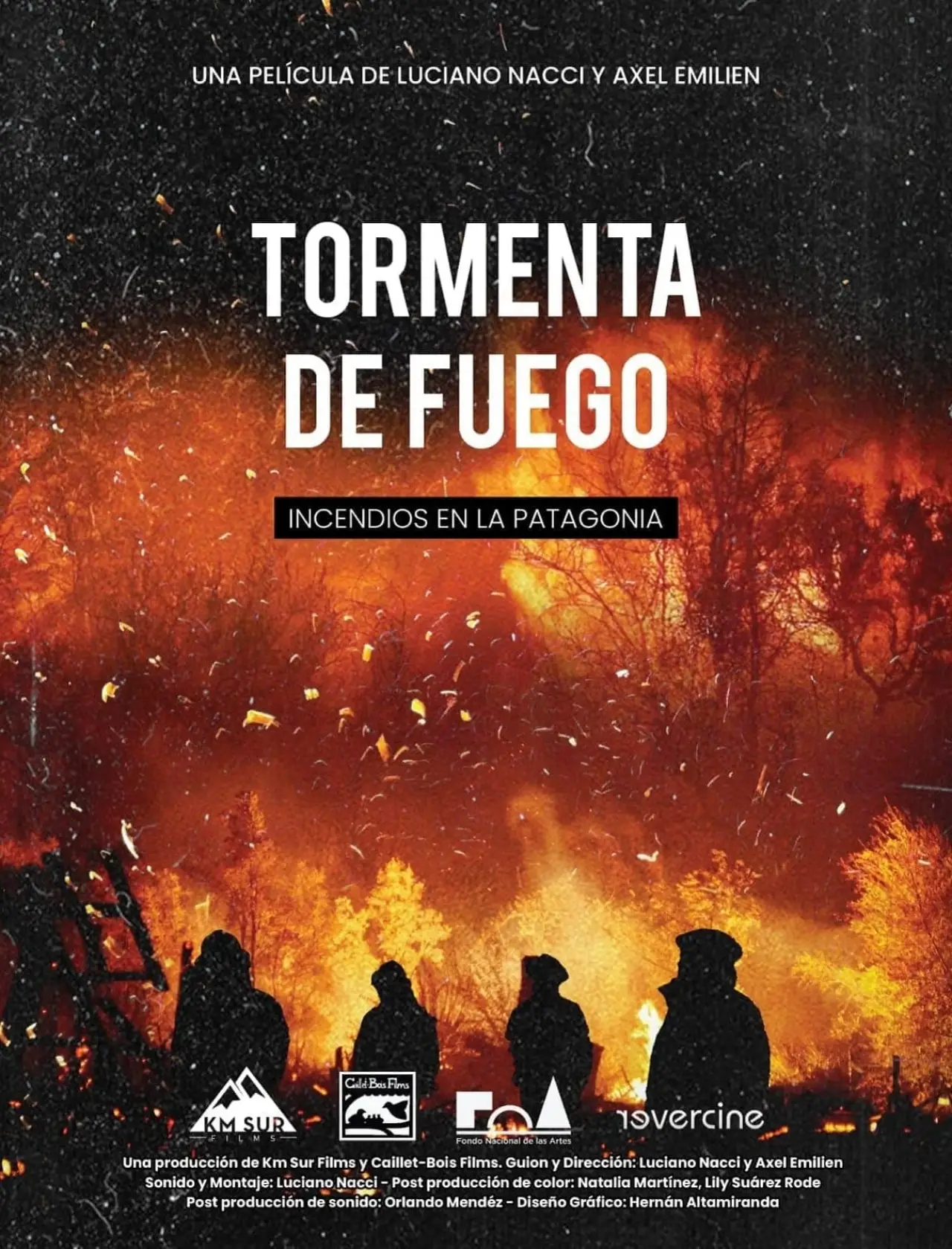 Movie poster "Tormenta de fuego: Incendios en la Patagonia"