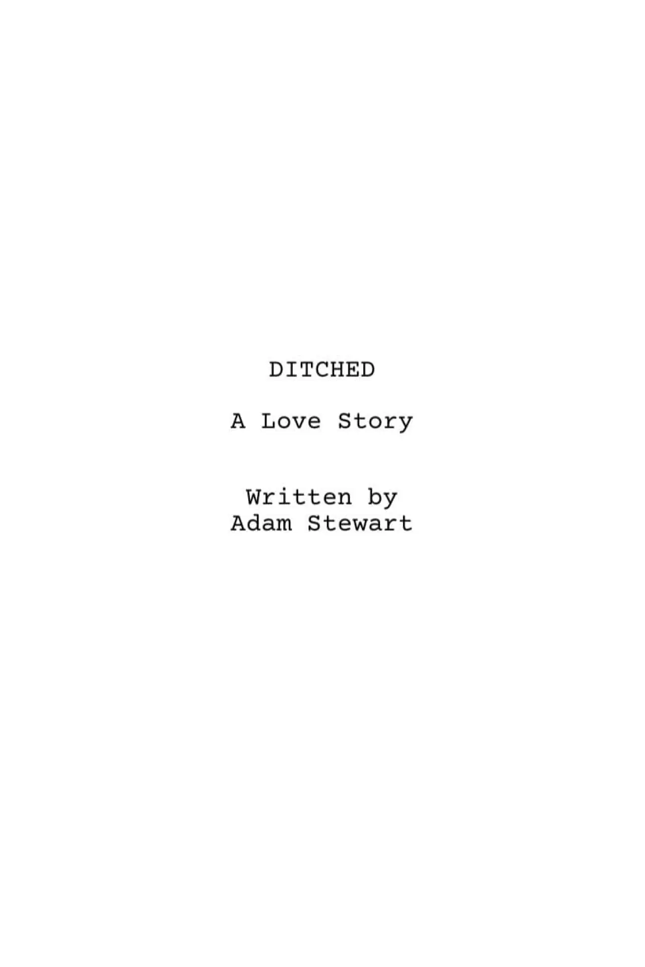 Movie poster "Ditched"