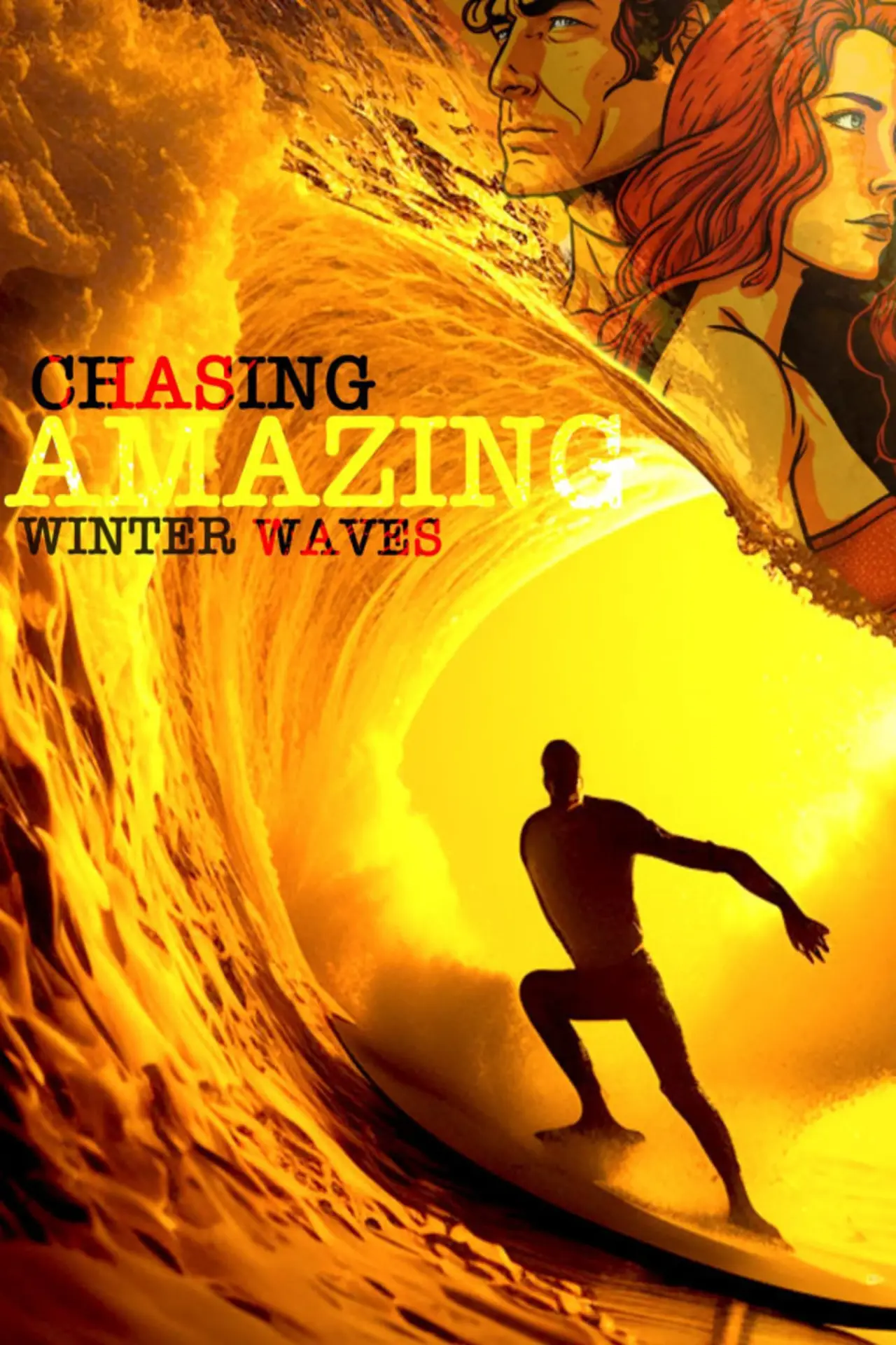 Movie poster "Chasing Amazing Winter Waves"