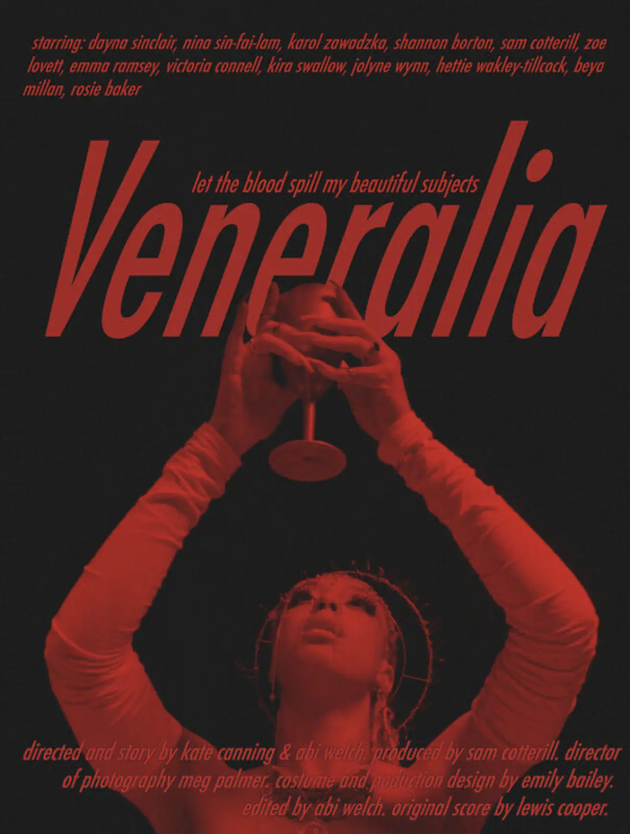 Movie poster "Veneralia"