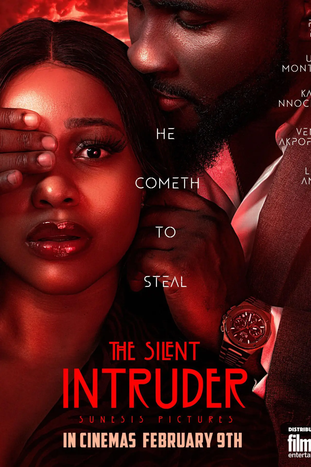 Movie poster "The Silent Intruder"
