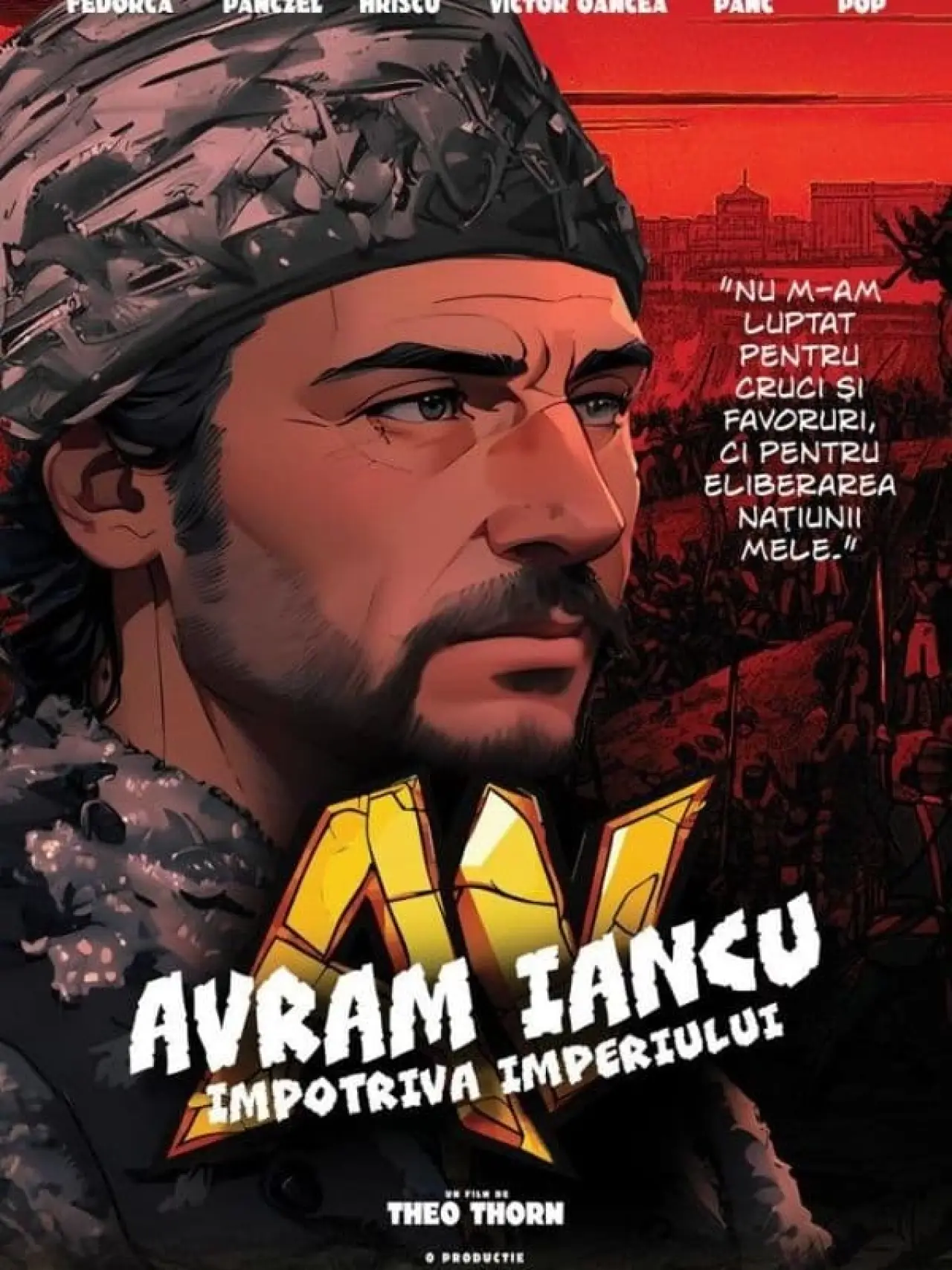 Movie poster "Avram Iancu Against the Empire"