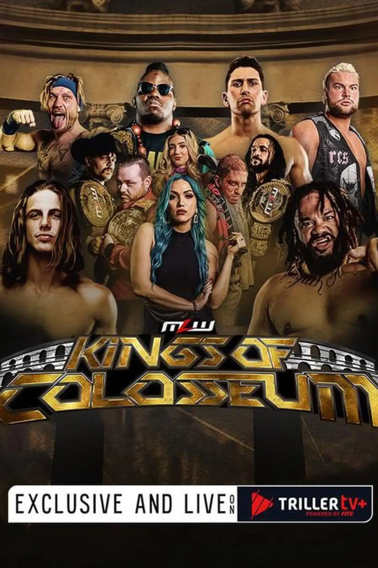 Movie poster "MLW Kings of Colosseum 2024"