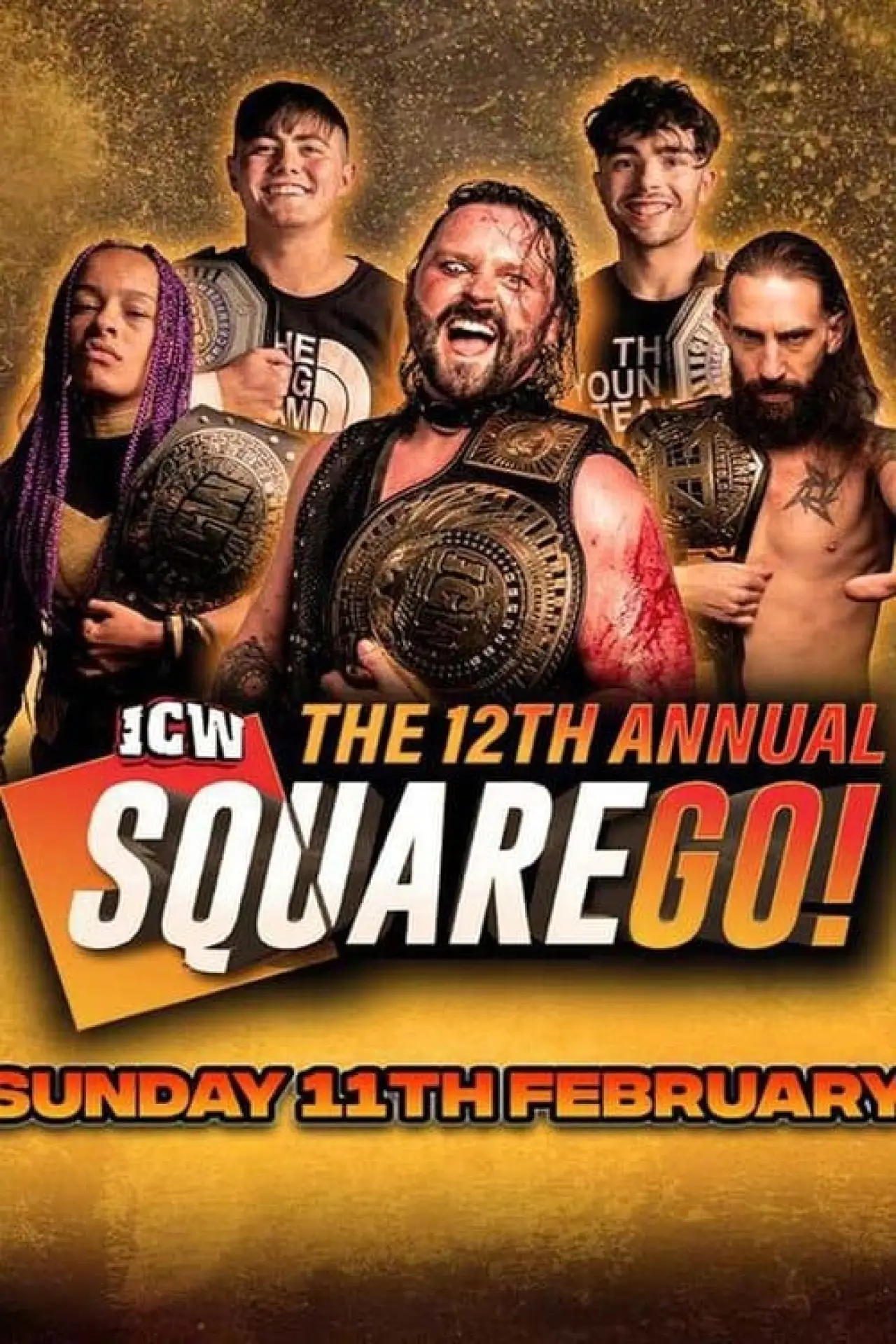 Movie poster "ICW: The 12th Annual Square Go"