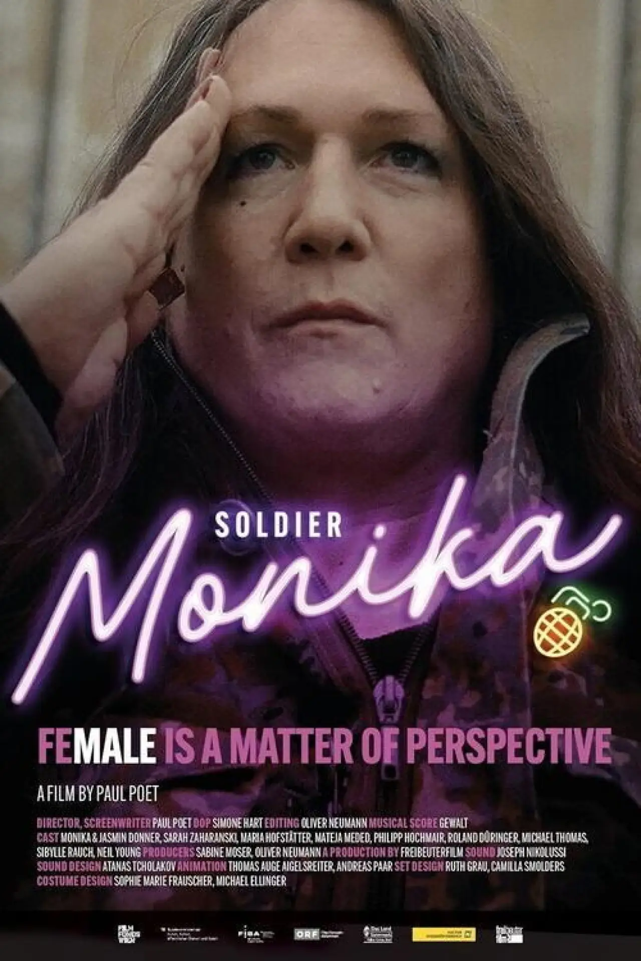 Movie poster "Der Soldat Monika"