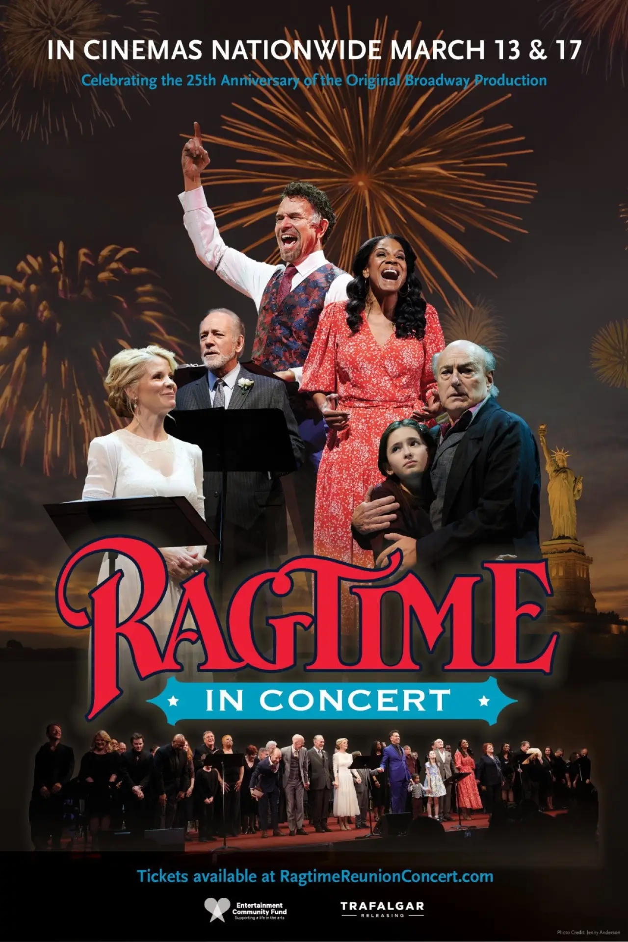 Movie poster "Ragtime, The Musical: All-Star Reunion Concert"