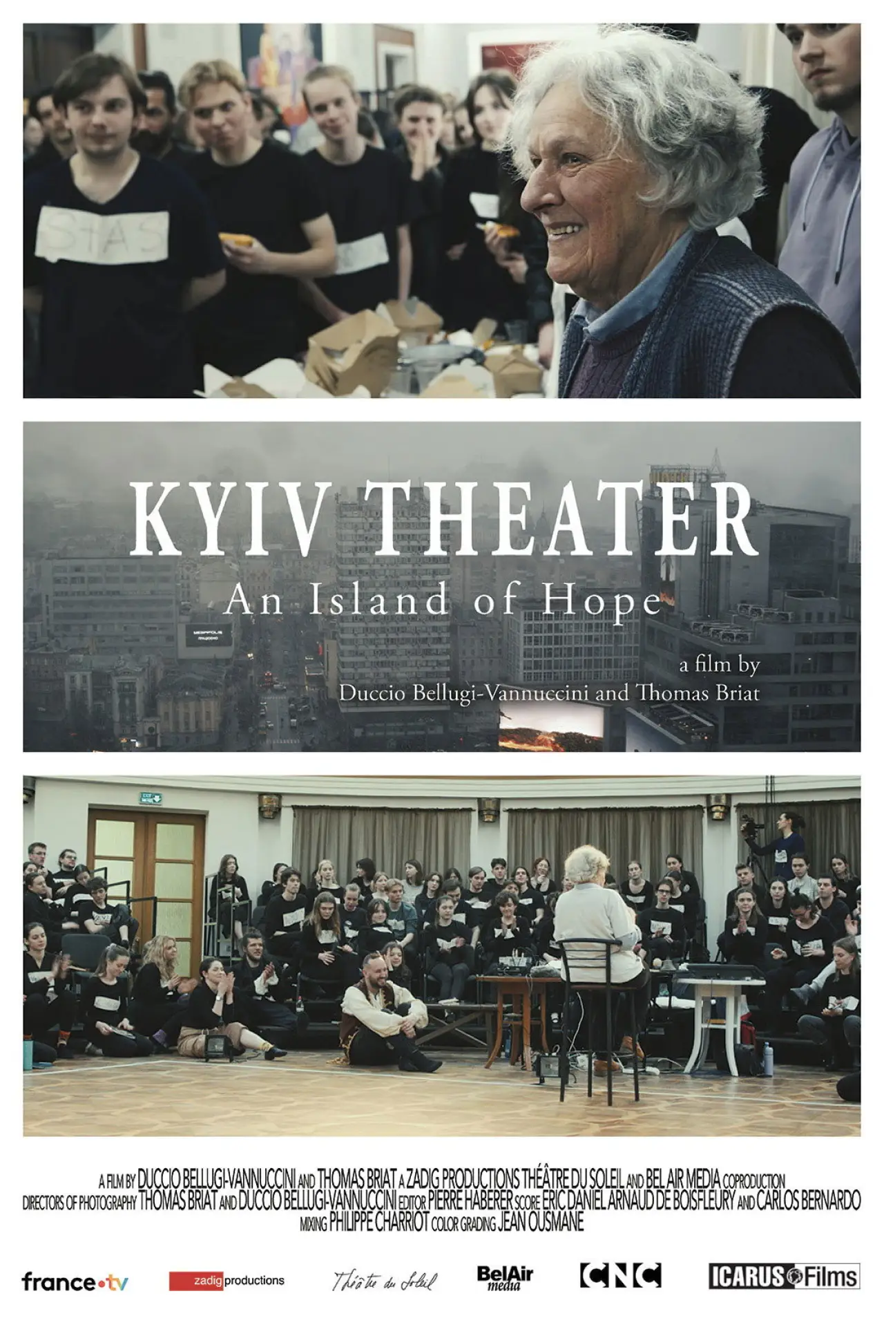 Movie poster "Kyiv Theater, An Island of Hope"