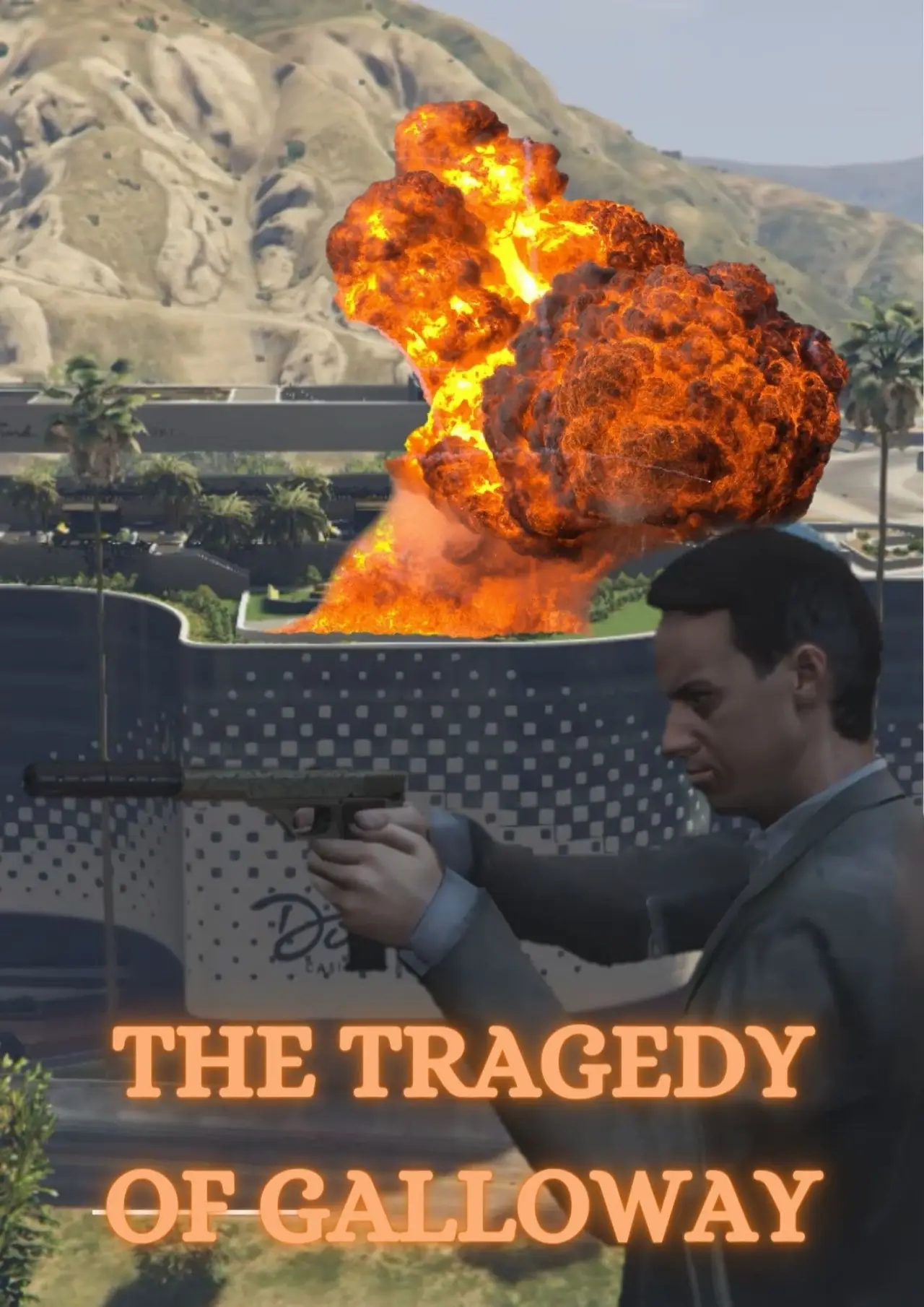 Movie poster "The Tragedy of Galloway"
