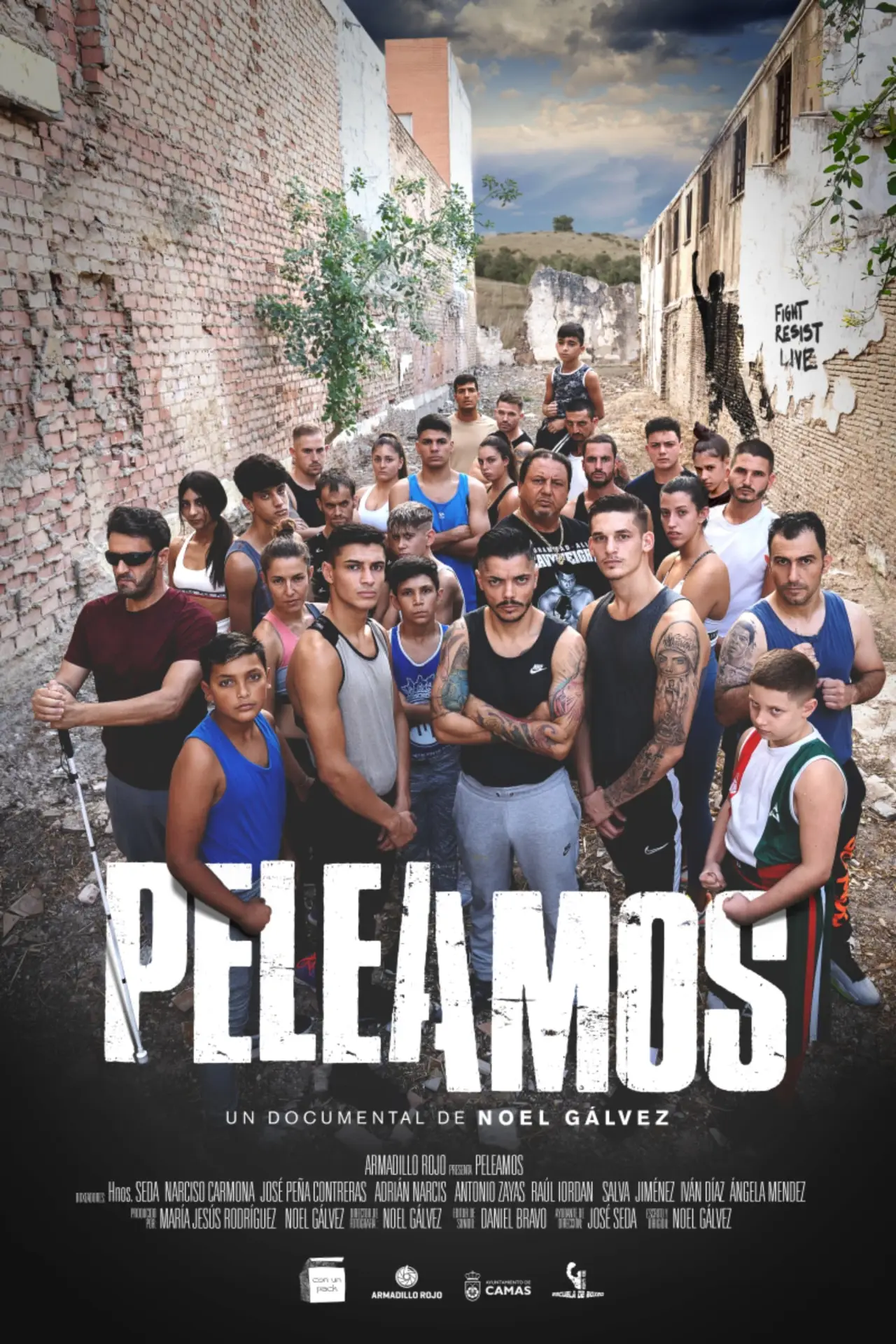 Movie poster "Peleamos"