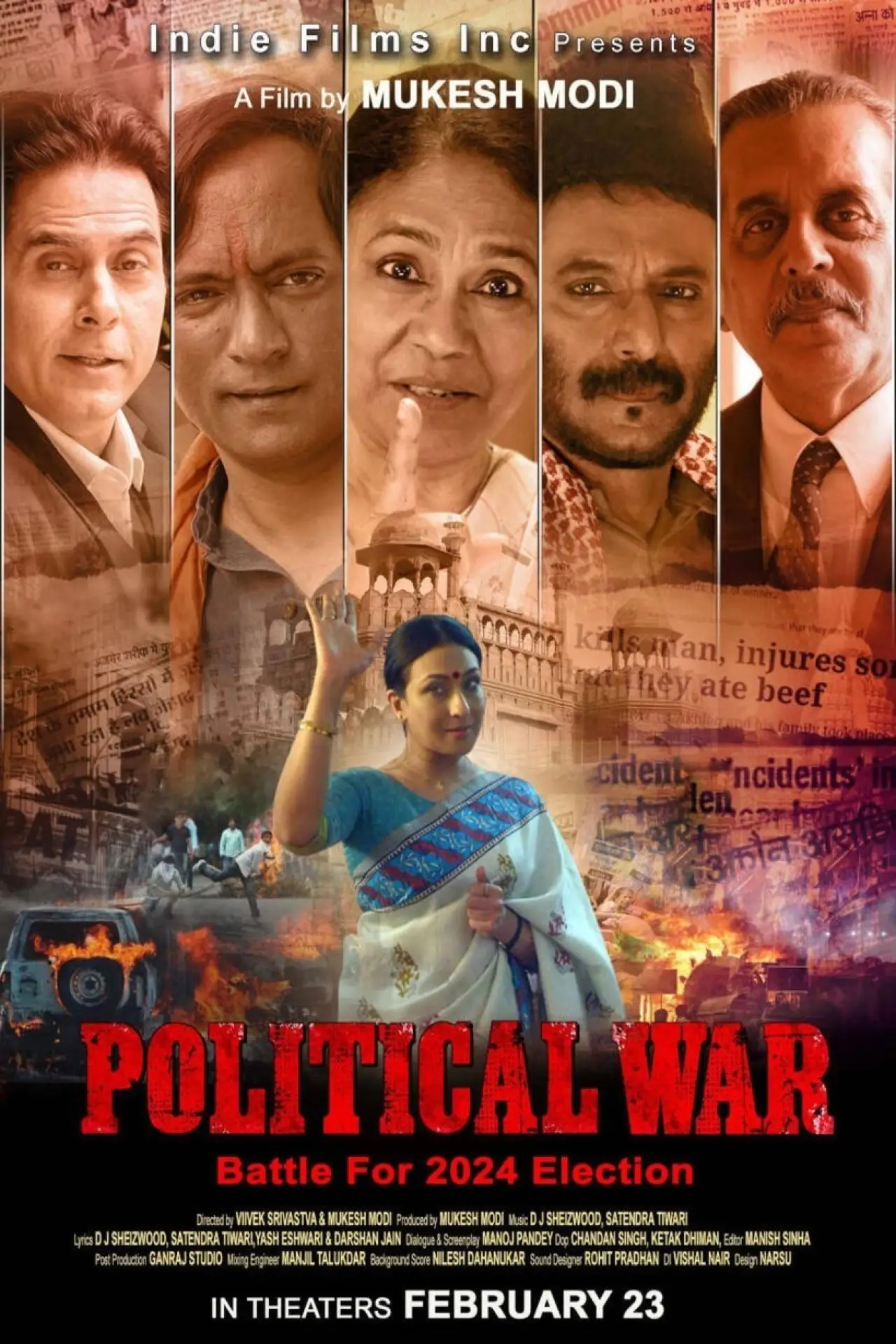 Movie poster "Political War"