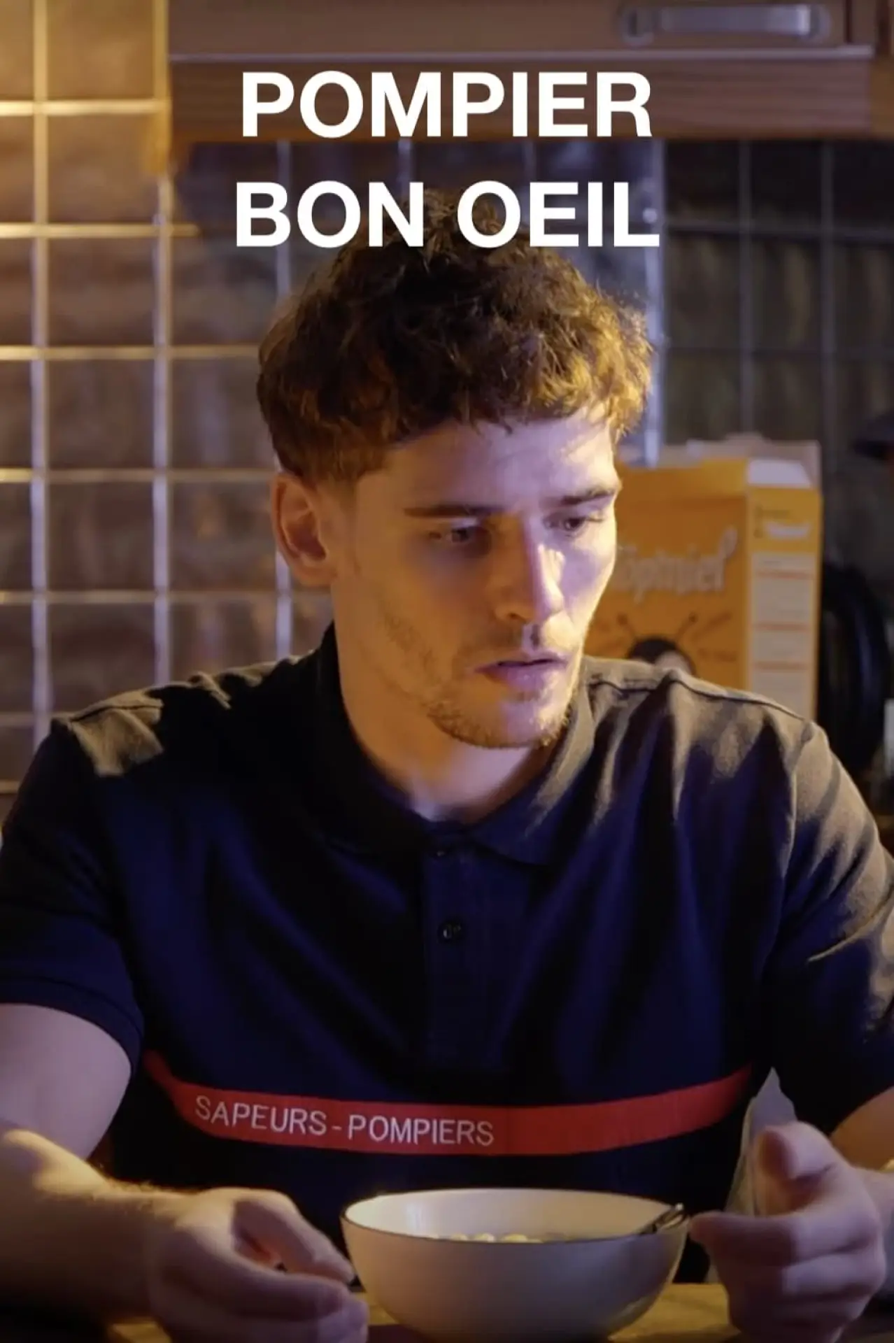 Movie poster "Pompier, bon œil"