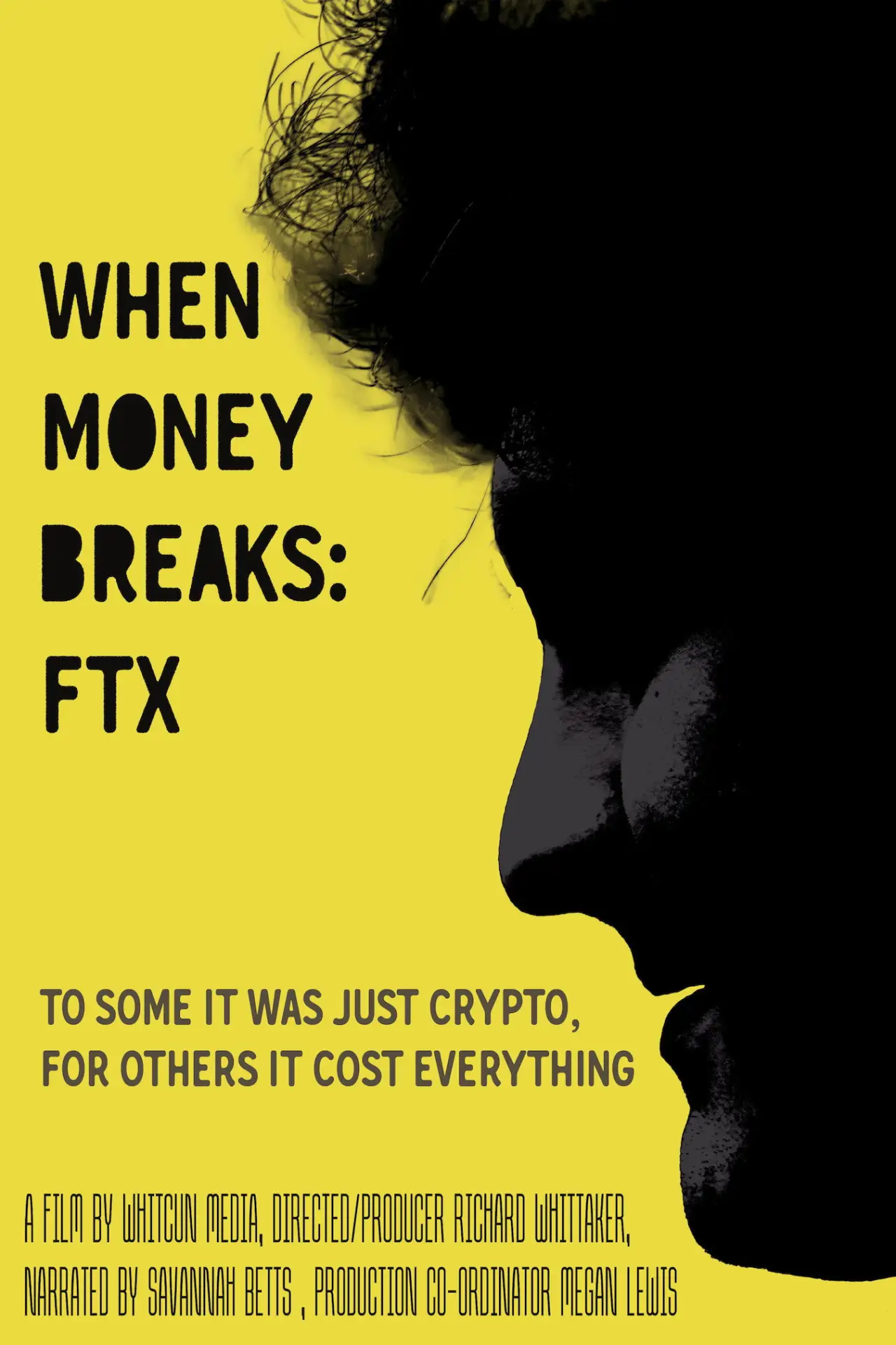 Movie poster "When Money Breaks: FTX"